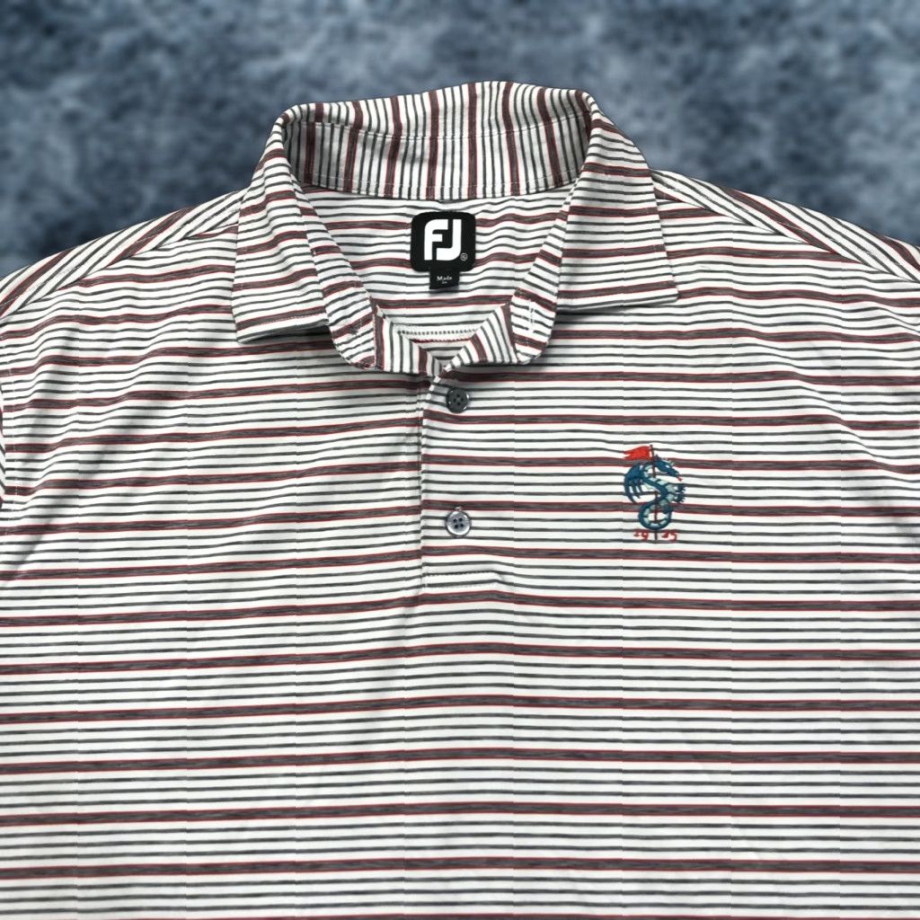 Footjoy FootJoy Polo Shirt Mens XL White Stretch Performance Golf Shirt Size US XL / EU 56 / 4 - 1 Thumbnail