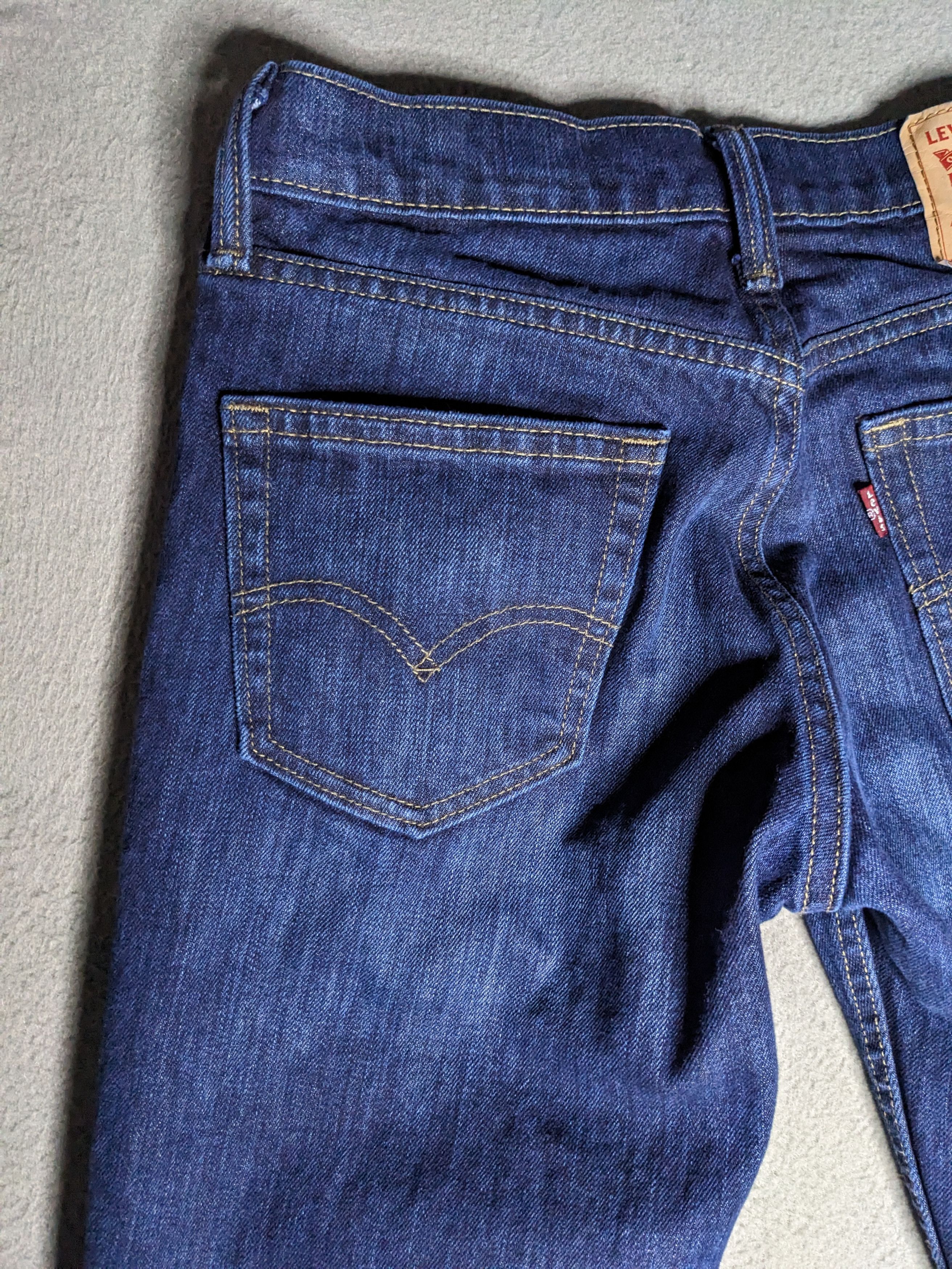 Levi's Levis 511 Jeans 29x29 Dark Blue Slim Fit Straight Leg Denim Size US 29 - 10 Thumbnail