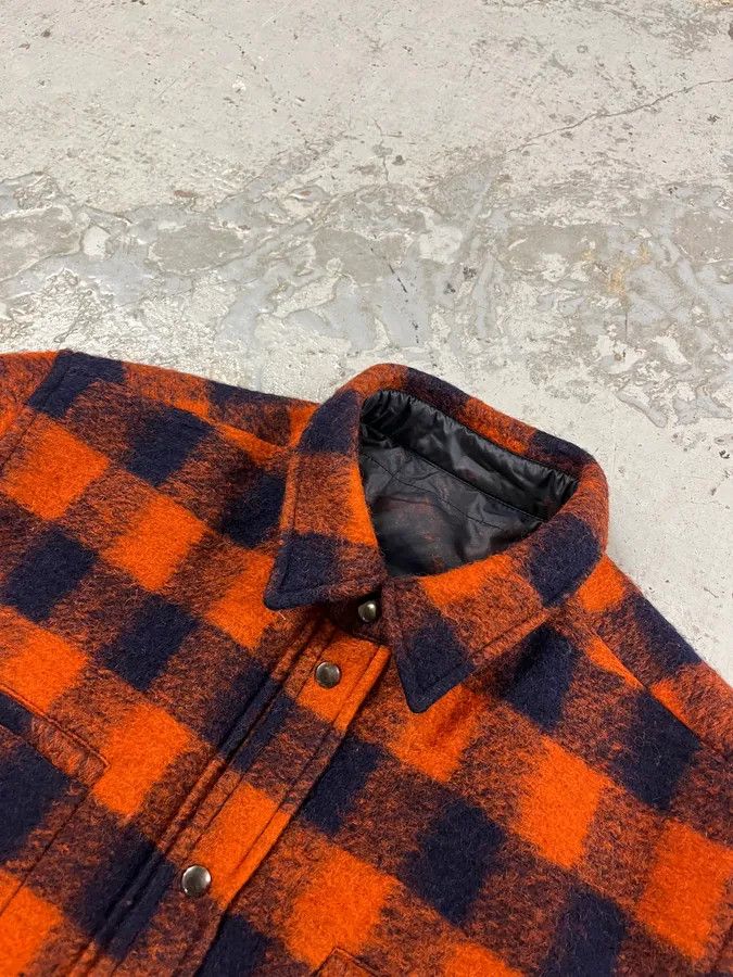 Dolce & Gabbana 2010s Dolce & Gabbana Reversible Orange & Black Tartan Jacket Size US M / EU 48-50 / 2 - 8 Thumbnail