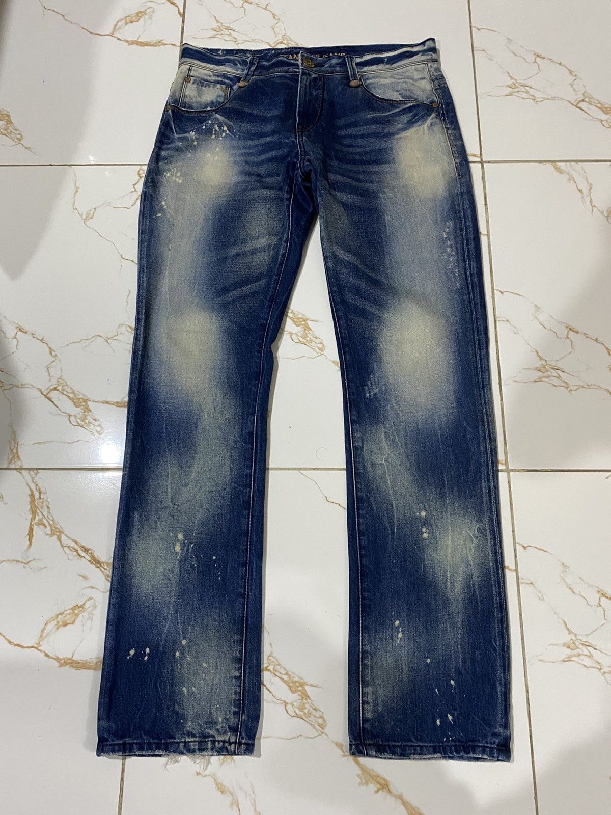 If Six Was Nine × Japanese Brand × Le Grande Bleu (L.G.B.) Rare Bean Pole Flare wided jeans Size US 33 - 1 Thumbnail