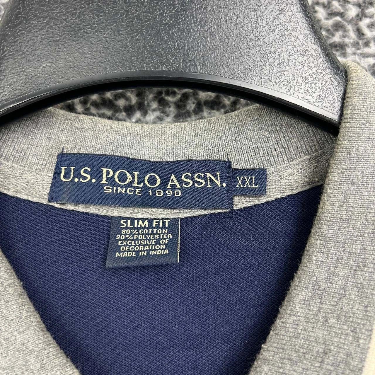 U.S. Polo Assn. Vintage U.S. Polo Assn. Polo Shirt Men XXL Slim Fit Collared Size US XXL / EU 58 / 5 - 3 Thumbnail