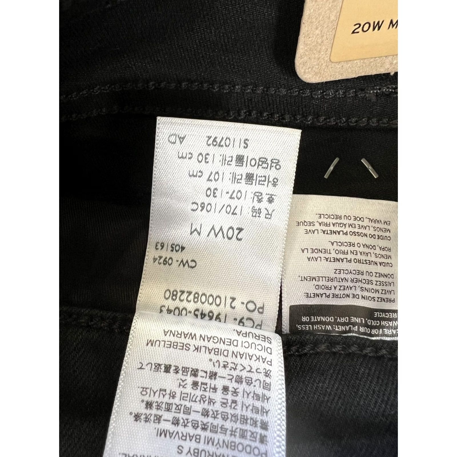 Levi's Levi's 315 Shaping Bootcut Jeans Womens 20W M Black Wash Mid Rise Stretch Boots Cut Denim Cotton Polyester Spandex Jeans Womens 5-Pocket Design N/A Size 42" / US 20 - 5 Thumbnail