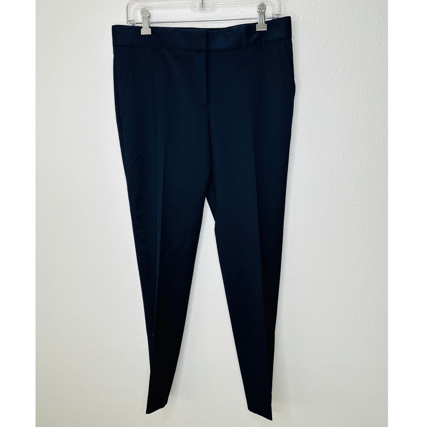 Stella McCartney Stella McCartney Navy Vivian Tapered Zip Ankle Pant 42/ M Size 30" / US 8 / IT 44 - 6 Thumbnail