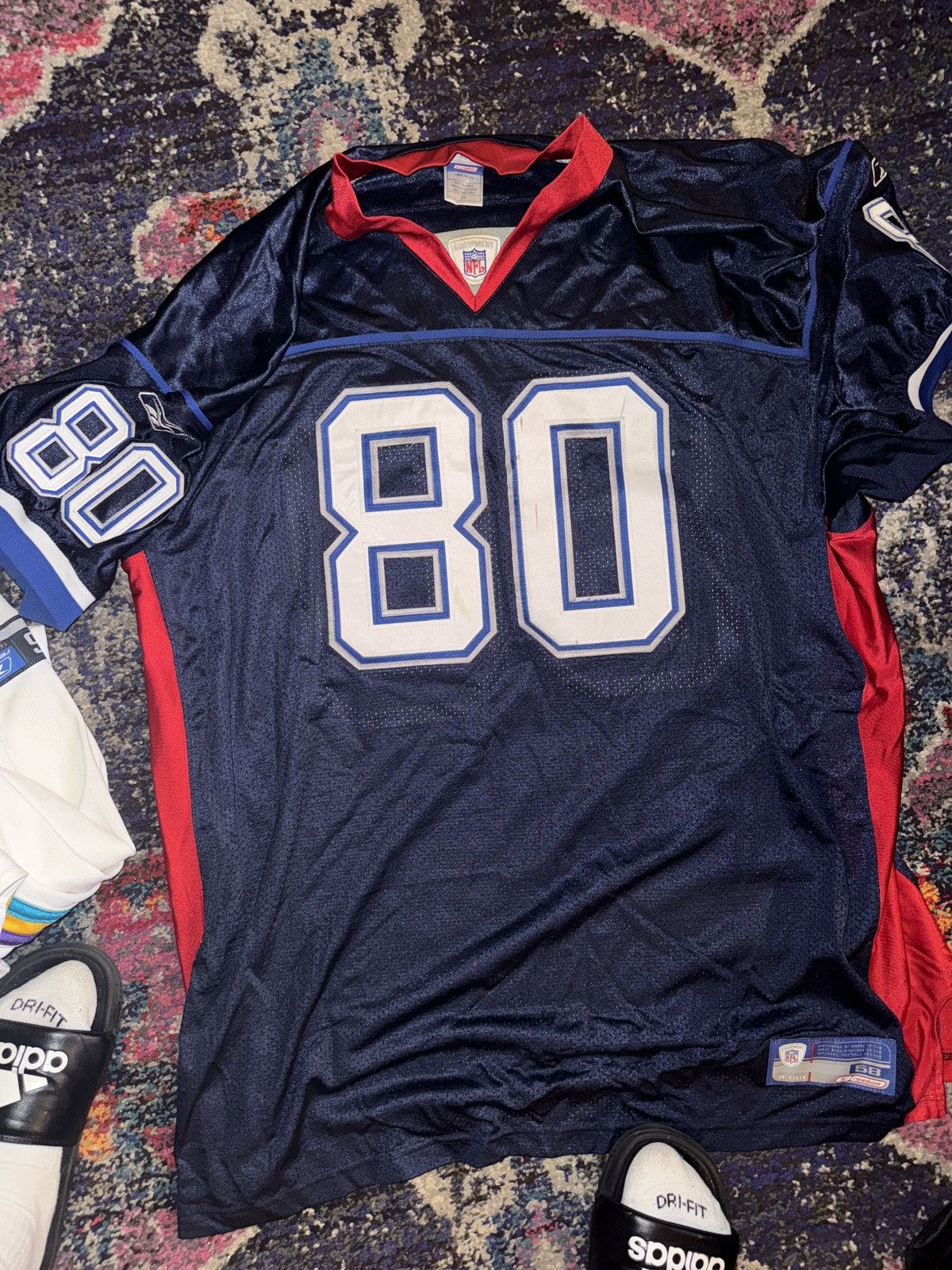 NFL × Reebok Buffalo Bills Eric Moulds Stitched Jersey 3XL 4XL Size US XXL / EU 58 / 5 - 1 Thumbnail