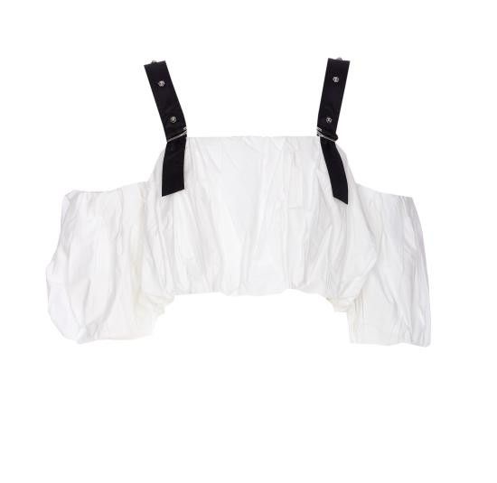 Pinko PINKO Women Tops 105176 A2LDZZ1 White Size XS / US 0-2 / IT 36-38 - 1 Thumbnail