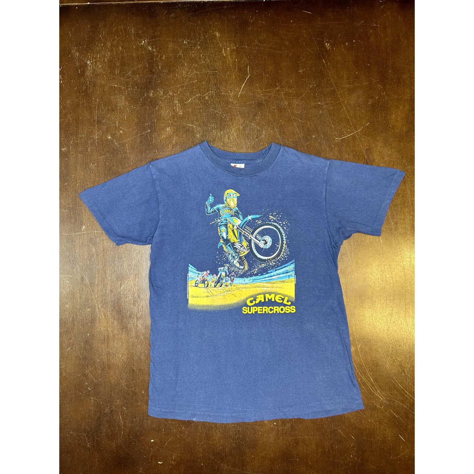 Camel VTG 1989 Camel Supercross Motocross Short Sleeve Shirt Rare Size US M / EU 48-50 / 2 - 17 Thumbnail
