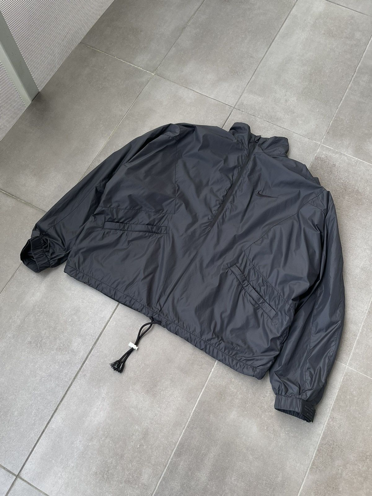 Fear of God × Nike FW18 Nike X Fear Of God Half Zipper Coach Track Black Jacket Size US L / EU 52-54 / 3 - 7 Thumbnail