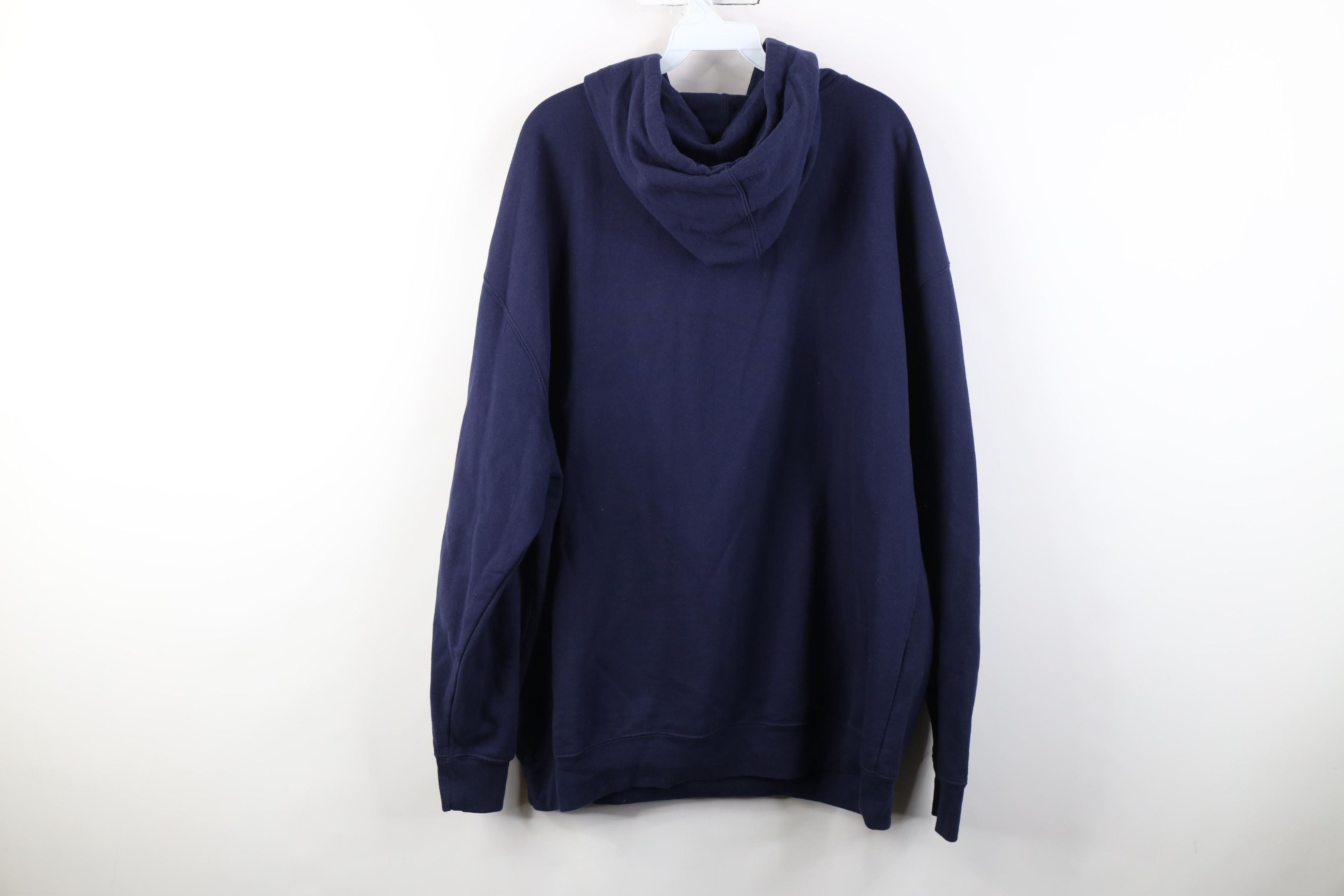 Vintage Vintage 90s Y2K Notre Dame University Hoodie Sweatshirt Blue Size US XL / EU 56 / 4 - 10 Thumbnail