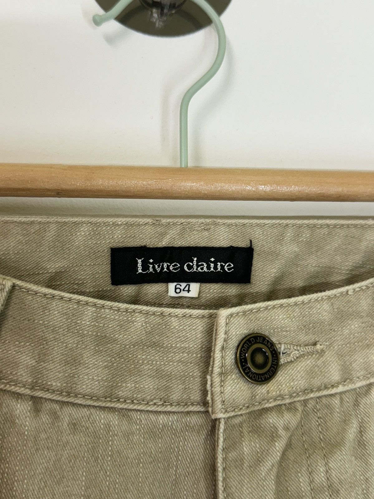 Hysteric Glamour × Japanese Brand × Vintage Flare Livre Claire Stretch Bondage Tornado Mart Style Size US 26 / EU 42 - 7 Thumbnail