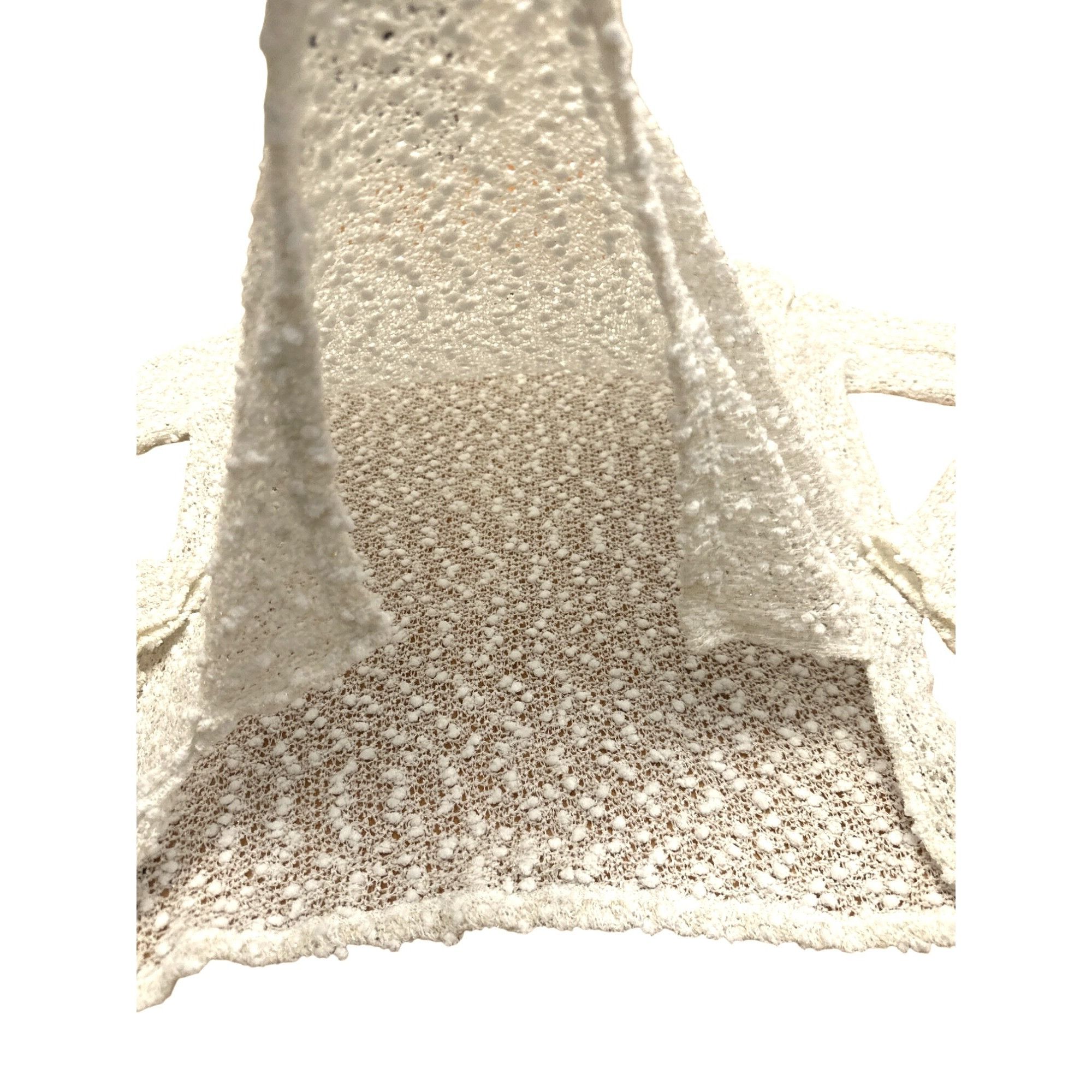 Aeropostale Aeropostale Sexy Sheer Sparkly Cream Cardigan Sweater Size M Size M / US 6-8 / IT 42-44 - 9 Thumbnail