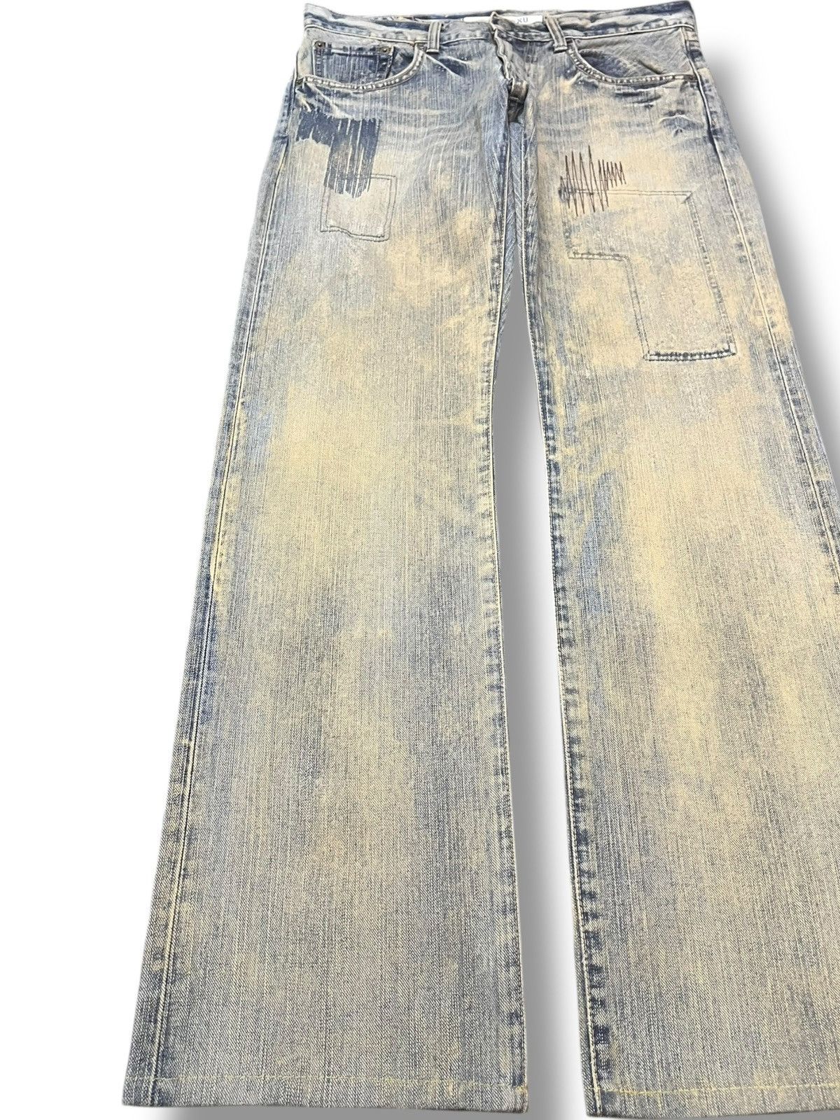 Edwin Vintage Edwin Exclusive Vintage Mudwash Patchwork Denim Size US 32 / EU 48 - 3 Thumbnail