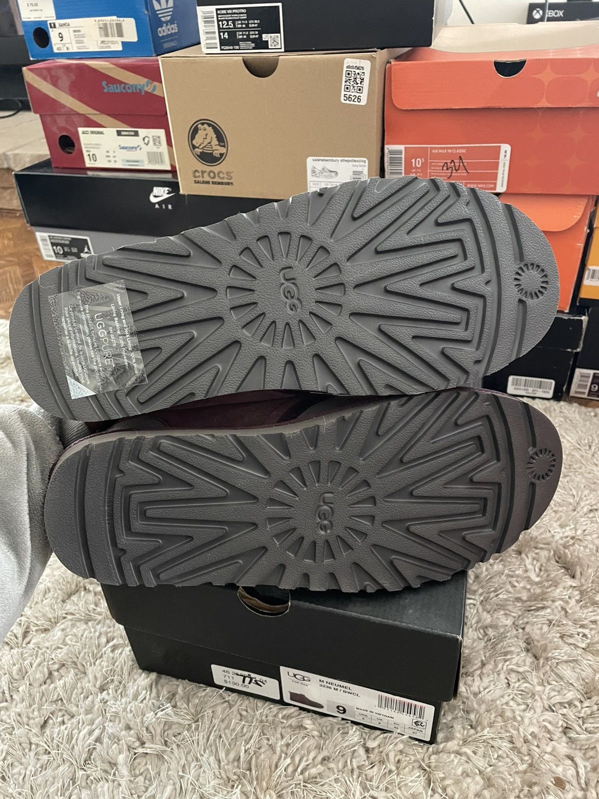 Ugg Uggs burgandy & ash black Size US 9 / EU 42 - 7 Thumbnail