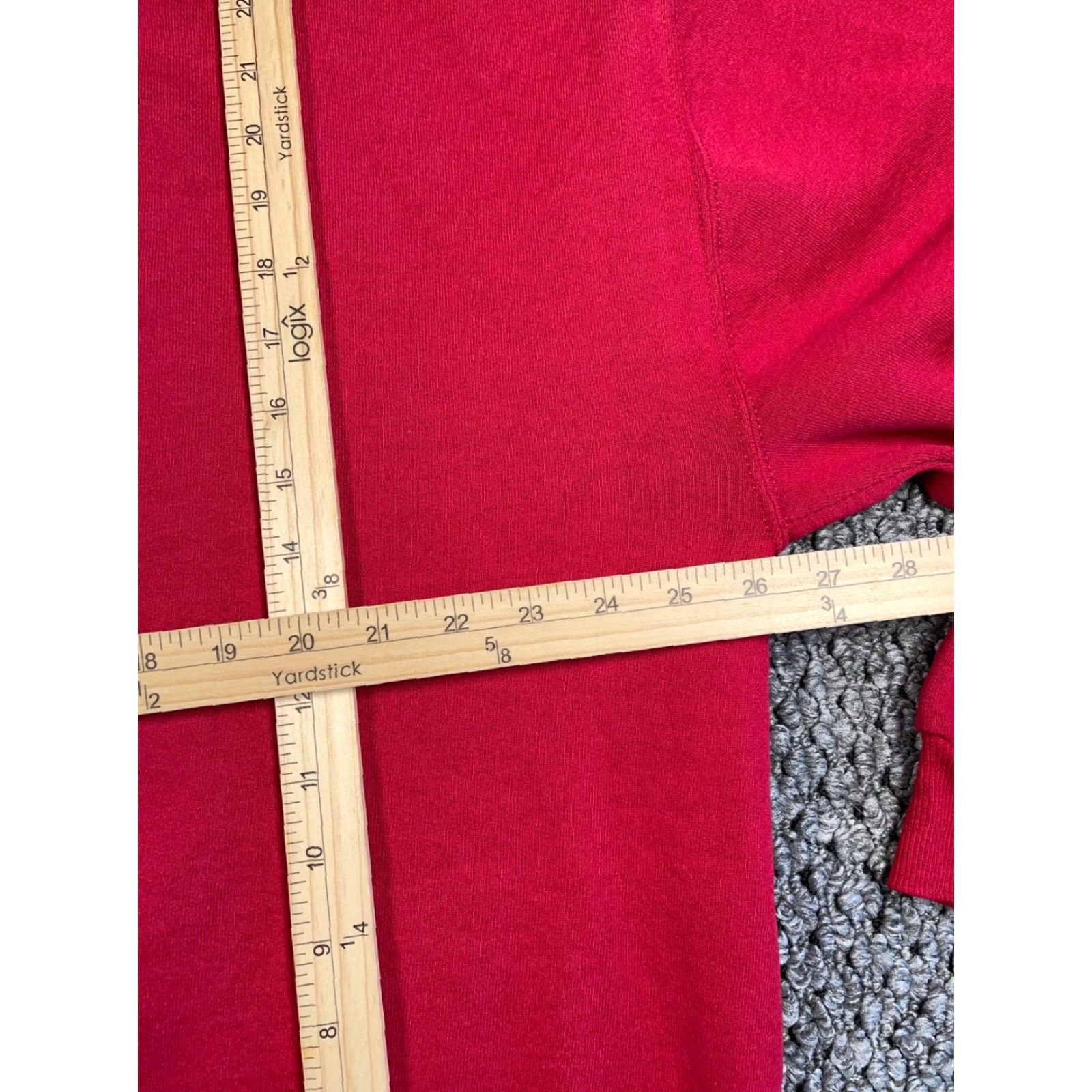 Russell Athletic VINTAGE Russell Athletic Sweatshirt Adult 2XL Red Crewneck 50/50 USA Tag Blank 90s Hipster Retro Mens Size US XXL / EU 58 / 5 - 6 Thumbnail