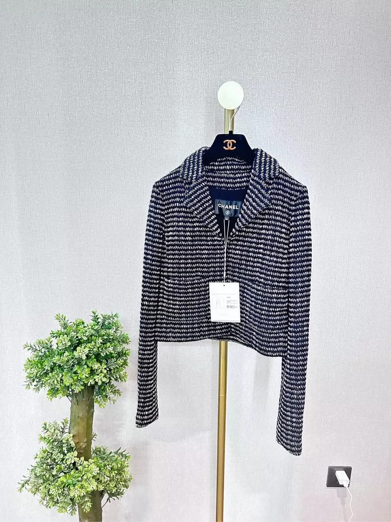 Chanel Chanel 23a lapel short jacket Size XXS / US 00 / IT 34 - 1 Thumbnail