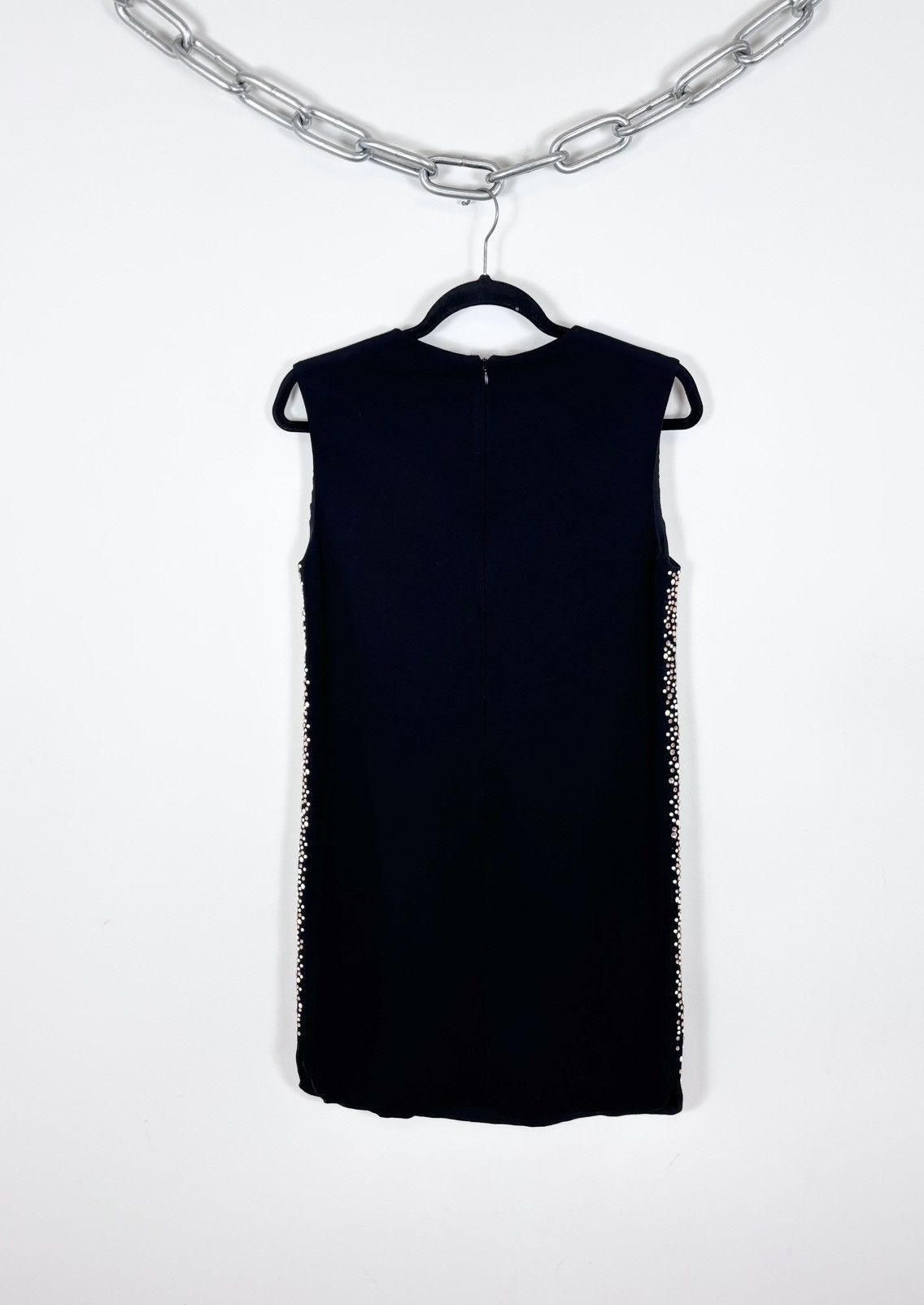 John Galliano John Galliano Women’s Black Crystal Studded Sleeveless Dress Size M / US 6-8 / IT 42-44 - 2 Thumbnail