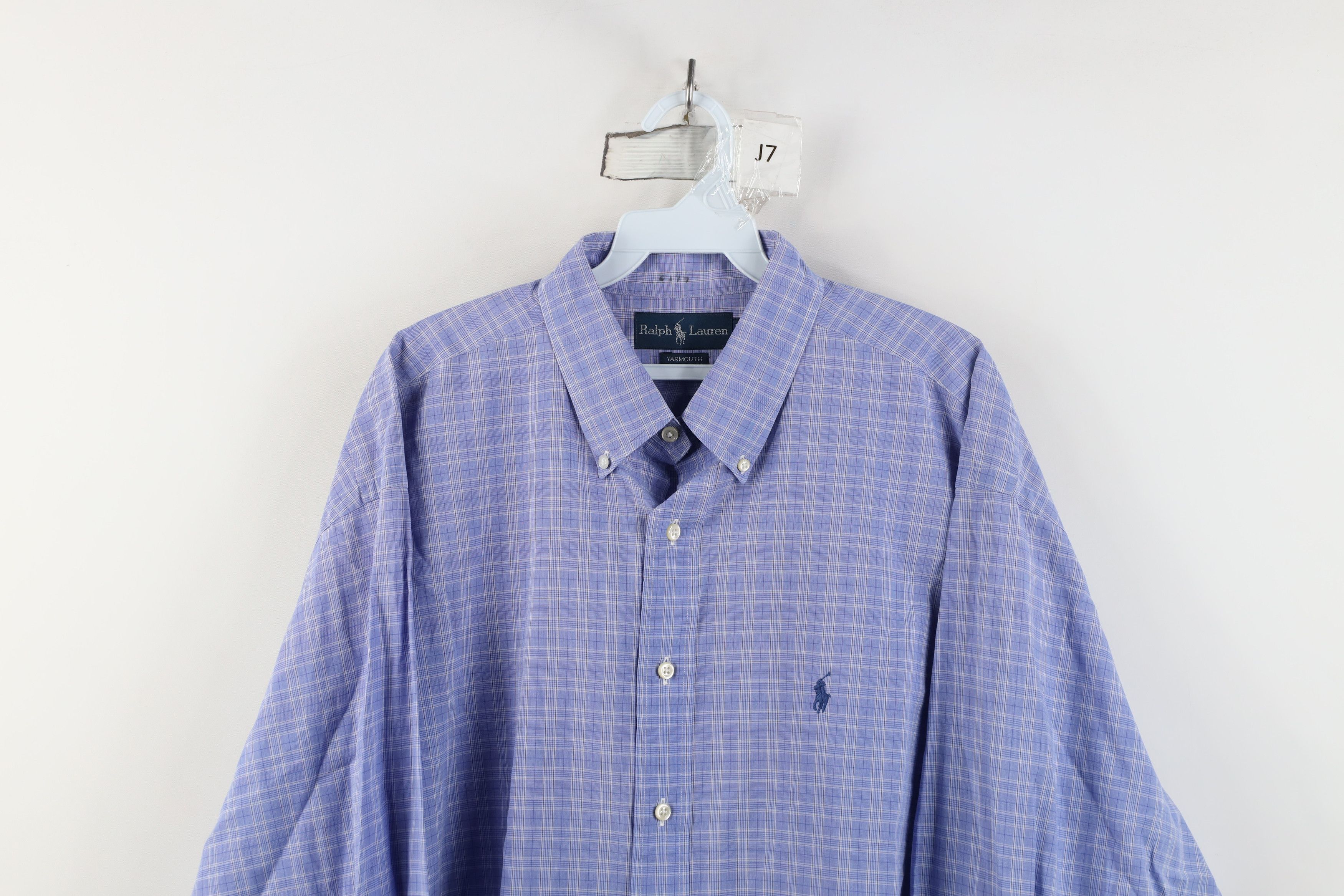 Polo Ralph Lauren Vintage 90s Ralph Lauren Yarmouth Collared Button Down Shirt Size US M / EU 48-50 / 2 - 2 Thumbnail