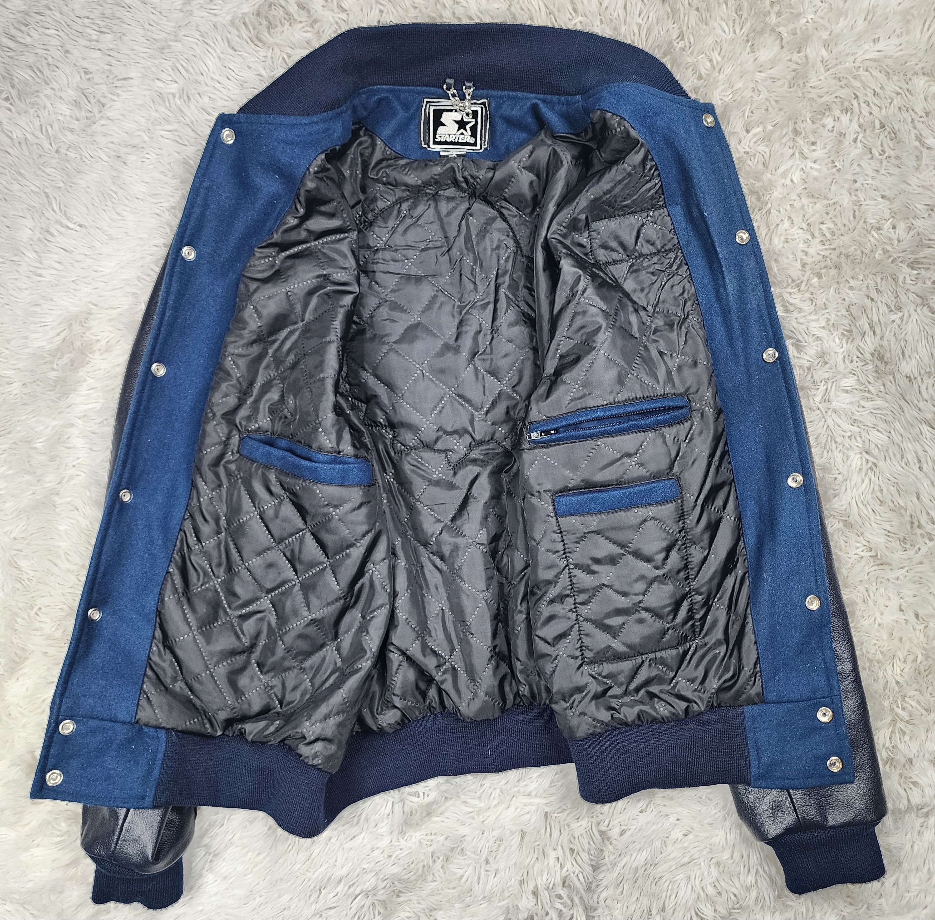 Starter Vintage Starter Georgetown hoyas vasity jacket Size US L / EU 52-54 / 3 - 9 Thumbnail