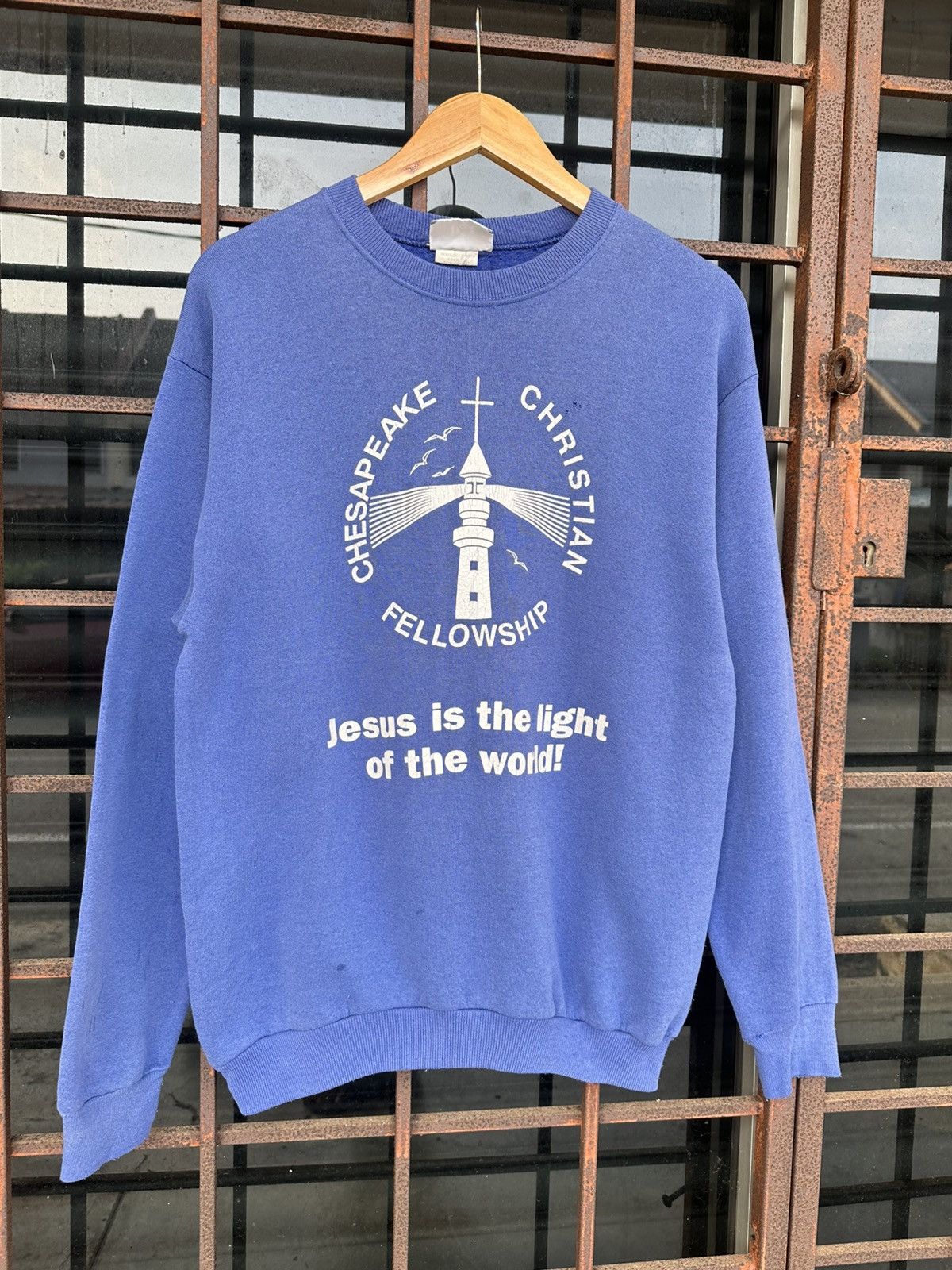 Vintage Sun Faded Lee Jesus Tee ERD Style Crewneck Size US M / EU 48-50 / 2 - 4 Thumbnail