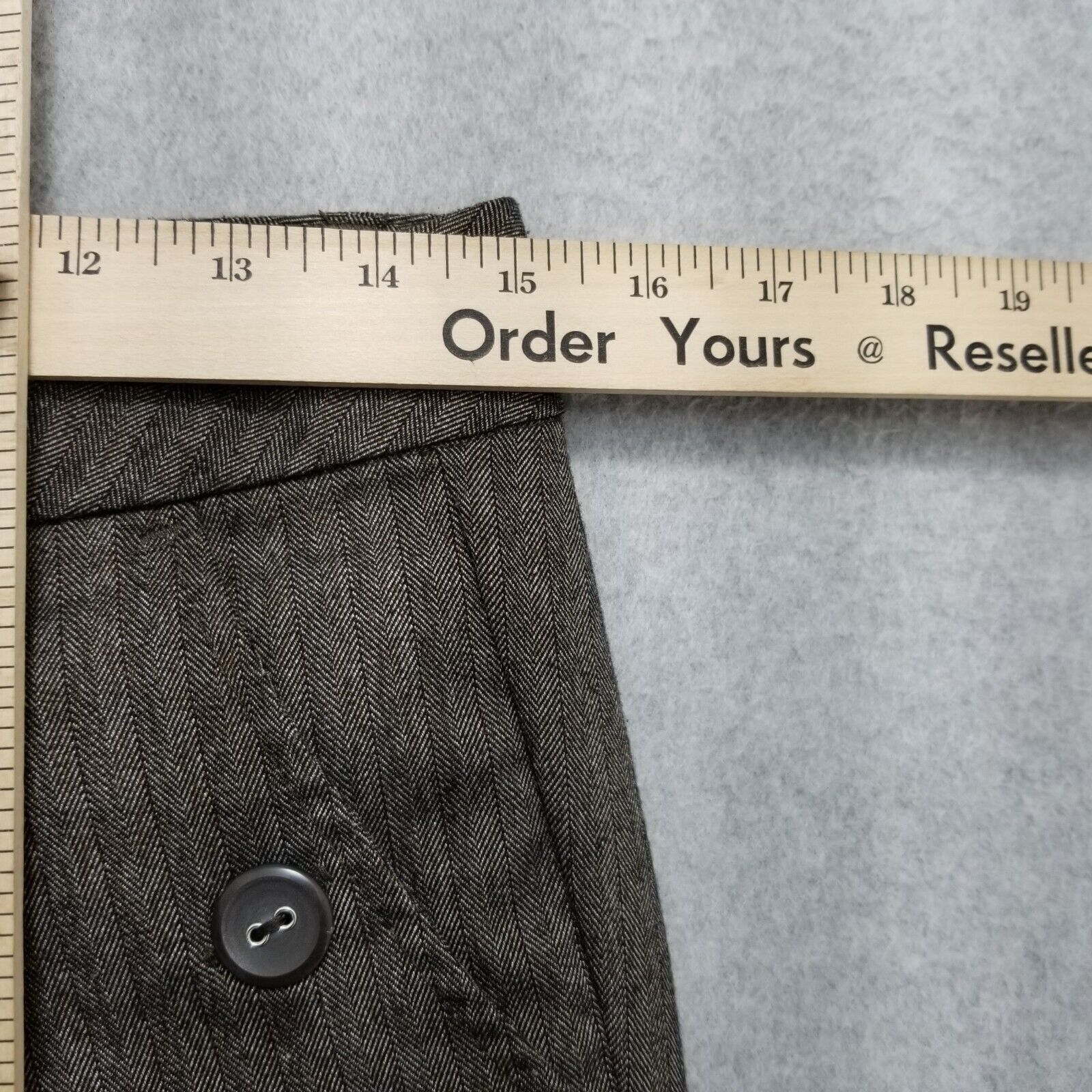 Other Spacegirls Capri Pants Womens 3 Brown Pockets Low Rise Size 30" / US 8 / IT 44 - 5 Thumbnail