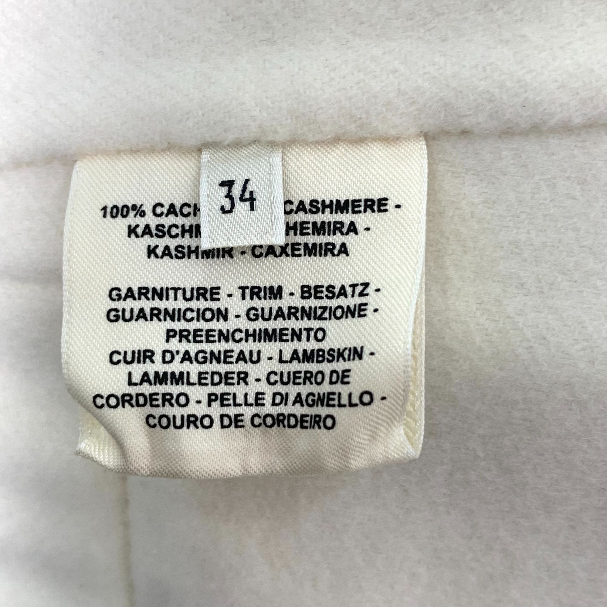 Hermes Hermès Cashmere & Lambskin Coat With Front Pockets Size XXS / US 00 / IT 34 - 6 Thumbnail