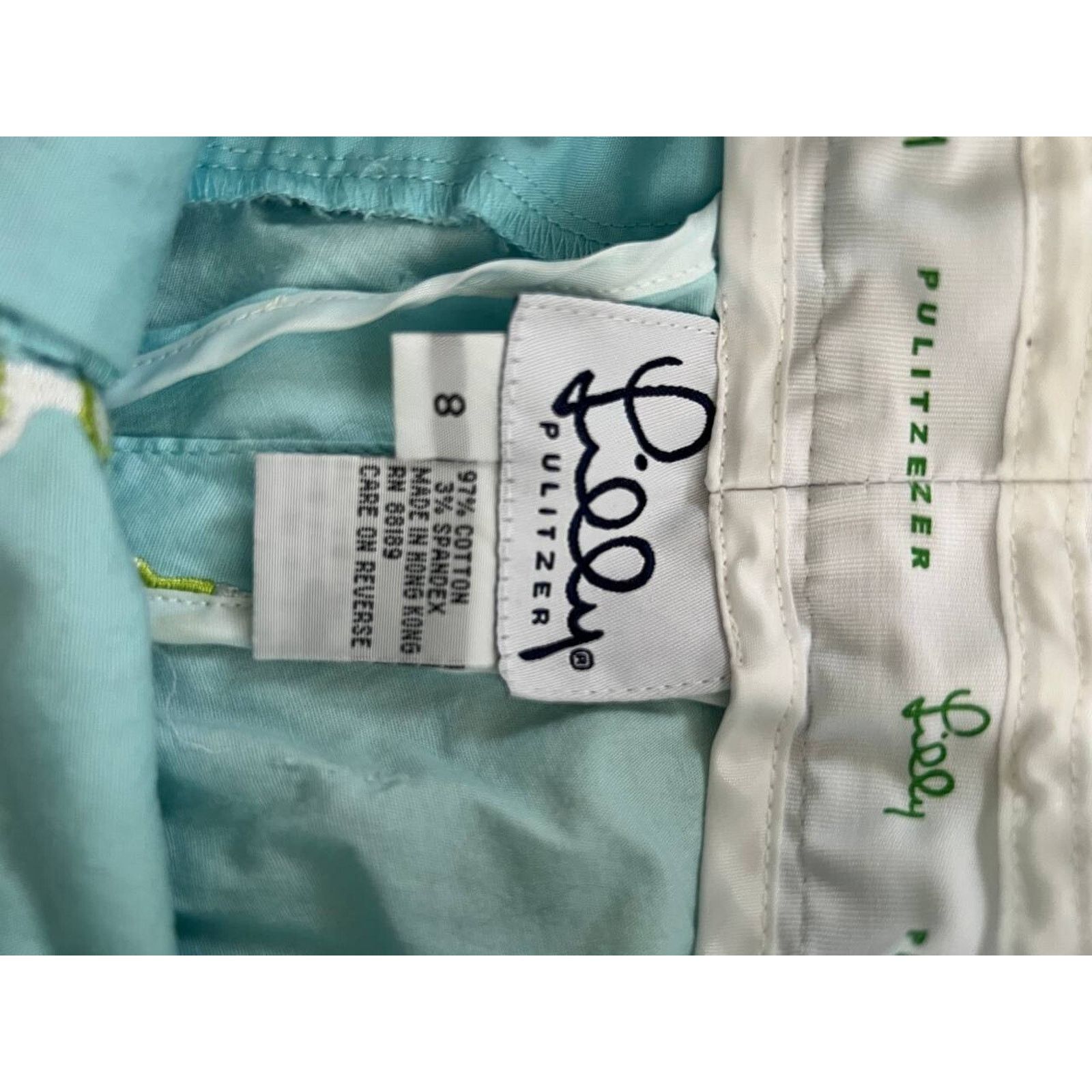 Lilly Pulitzer Lilly Pulitzer Pants Size Golfe Blue Beach 8 A000897 Size 36" / US 14 / IT 50 - 8 Thumbnail