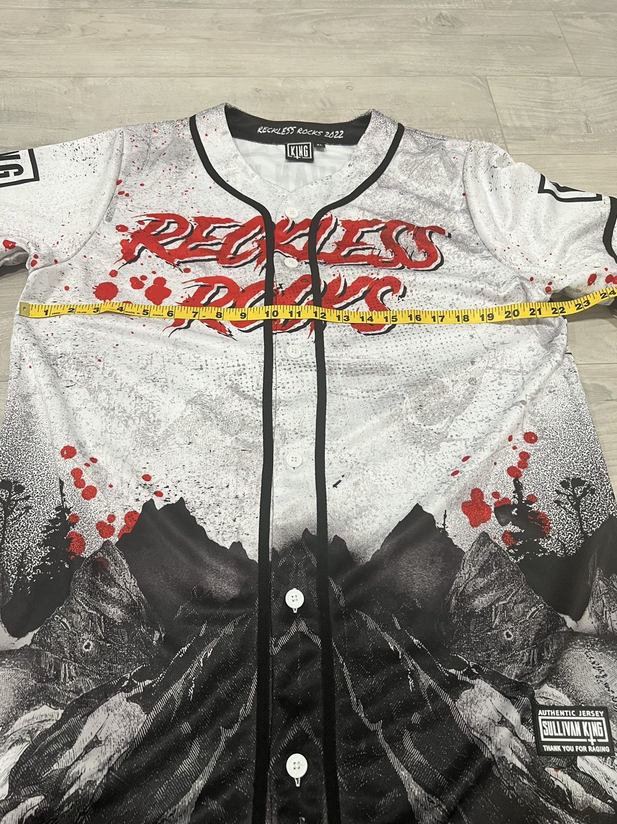 Band Tees Sullivan King Reckless Rocks XL Jersey 2022 Size US XL / EU 56 / 4 - 9 Thumbnail