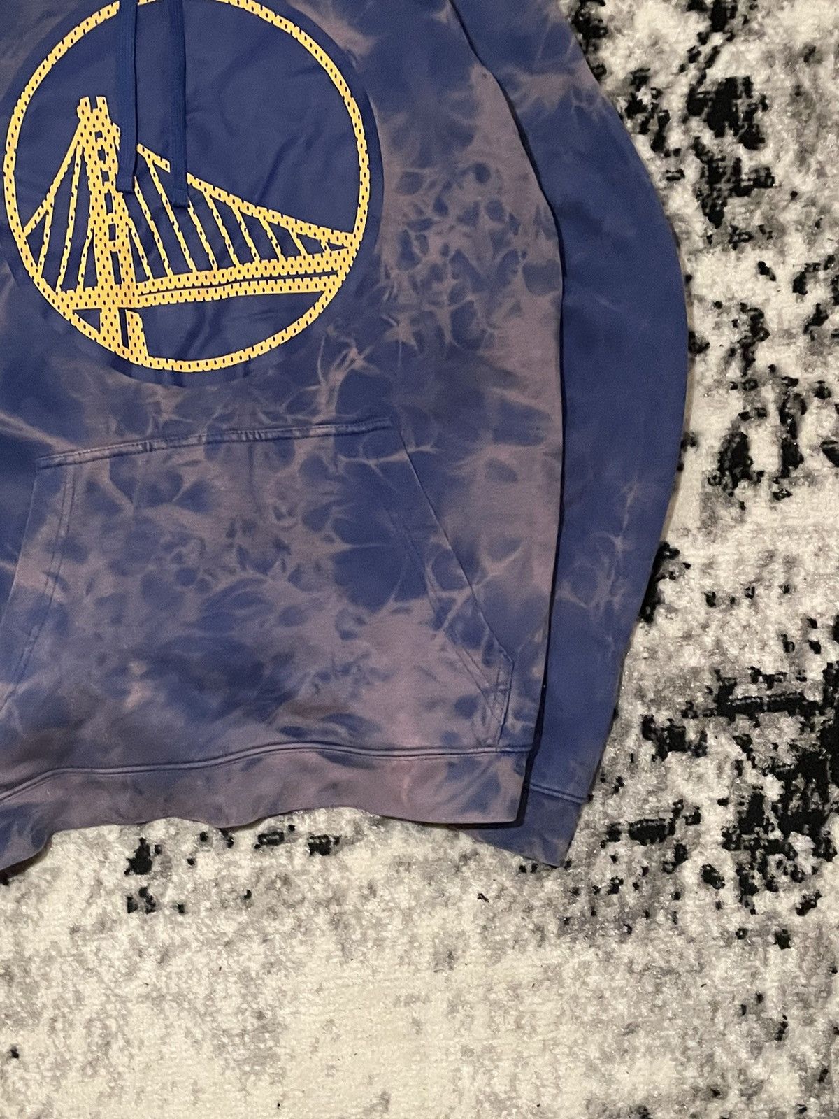 NBA × Nike Vintage Golden State Warriors Nike Hoodie Big Central Logo Size US S / EU 44-46 / 1 - 5 Thumbnail