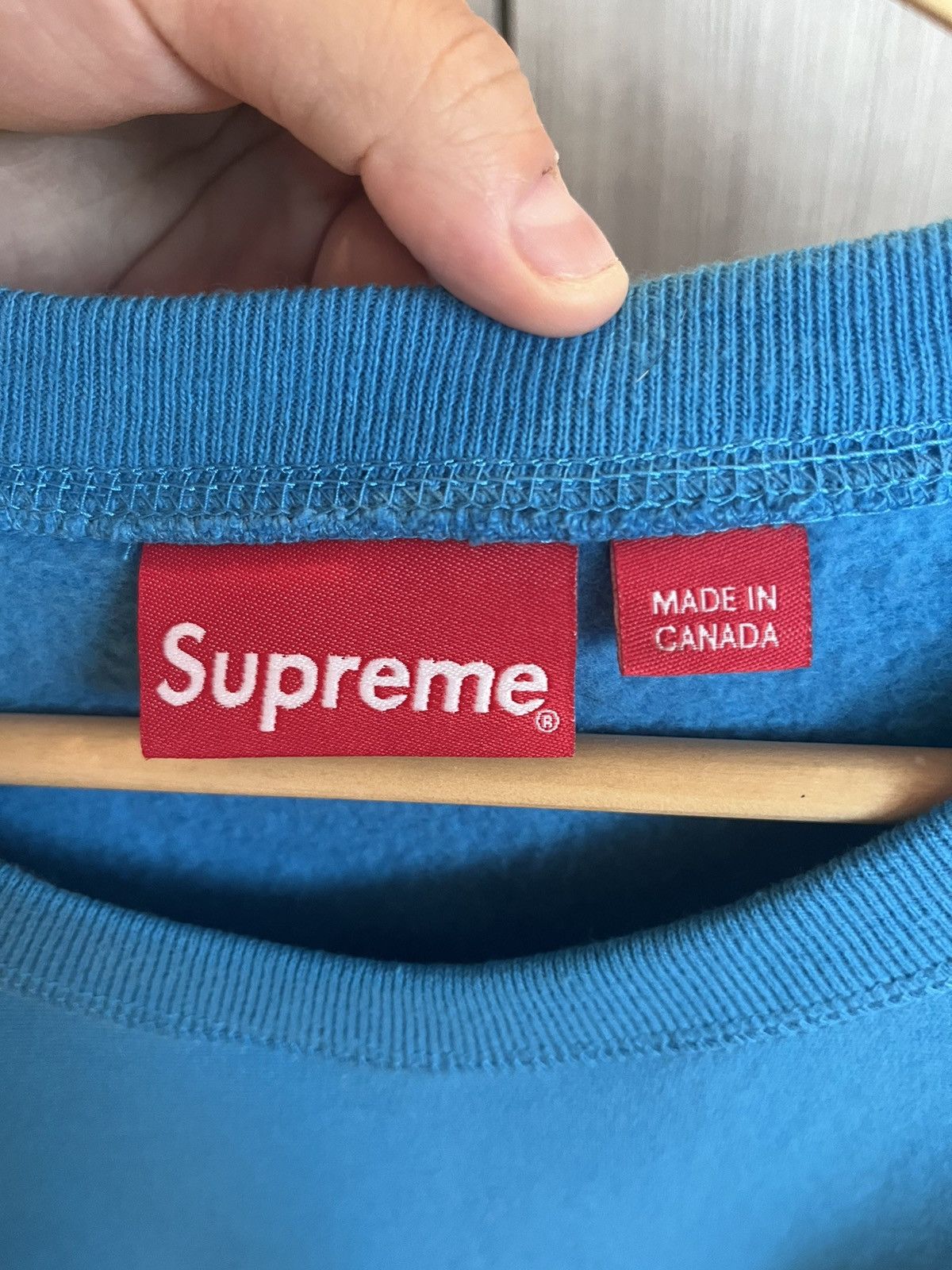 Supreme Supreme Bright Royal FW18 Box Logo Crewneck Size US XL / EU 56 / 4 - 2 Thumbnail