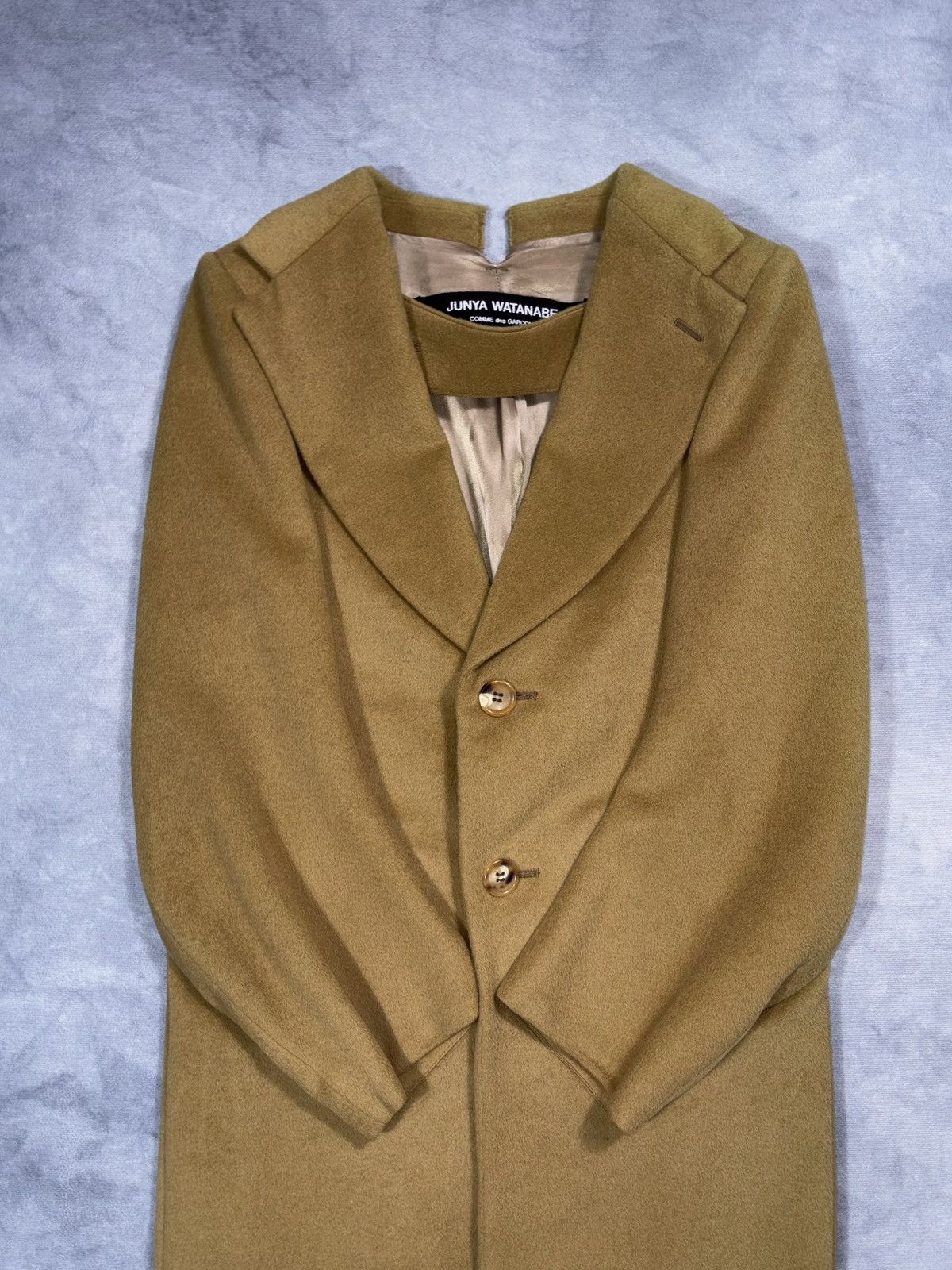 Junya Watanabe Junya Watanabe AW12 Angora/Wool Cape Coat Size US S / EU 44-46 / 1 - 5 Thumbnail