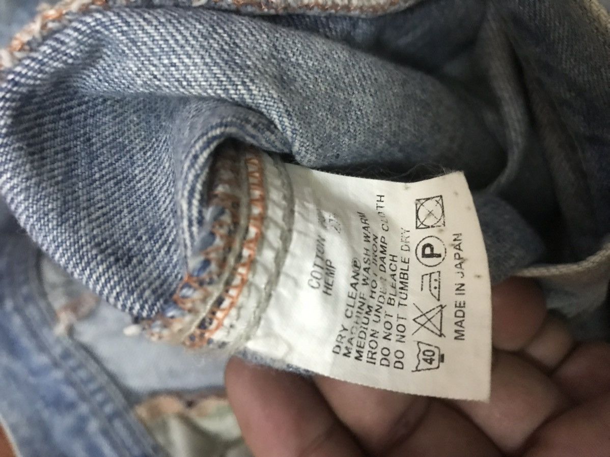 Japanese Brand GO HEMP Japan Archival Gardener Jeans Size US 29 - 18 Thumbnail