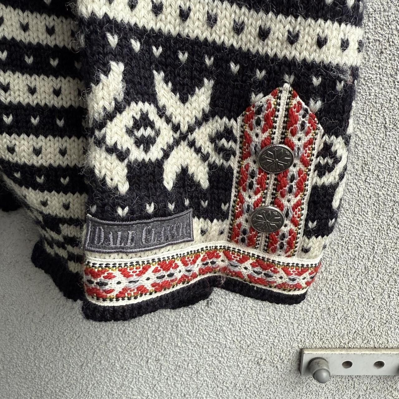 Dale Of Norway Dale of Norway Pure Wool Jumper Black Knitted Size US XL / EU 56 / 4 - 7 Thumbnail
