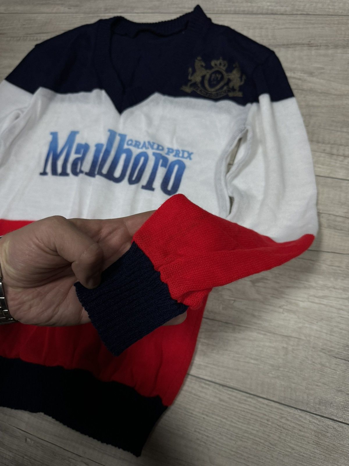 Marlboro Vintage Marlboro Grand Prix Racing Knit Sweater 90s Formula1 Size US M / EU 48-50 / 2 - 4 Thumbnail