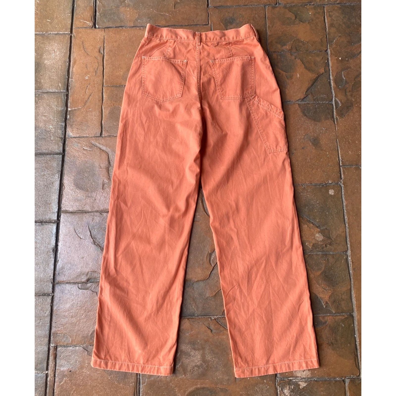 Polo Ralph Lauren Polo Ralph Lauren Twill Straight Leg Utility Trousers Pants Womens 4 Orange Size 27" / US 4 / IT 40 - 3 Thumbnail