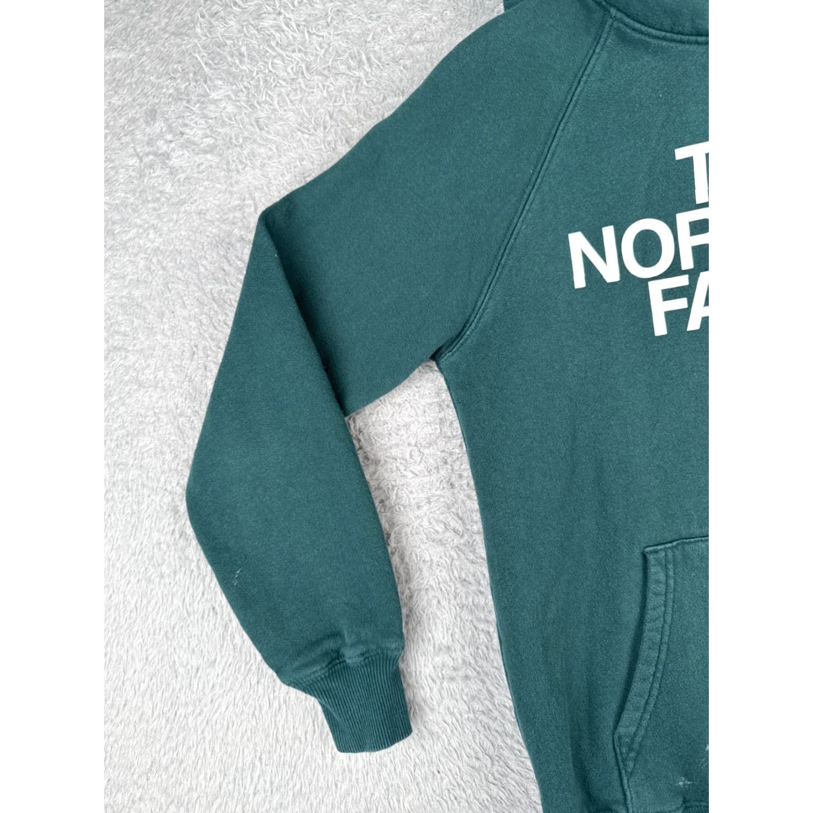 The North Face The North Face Hoodie Womens S Green Plaid Pullover Cotton Blend Sweater Sweatshirt Size S / US 4 / IT 40 - 3 Thumbnail