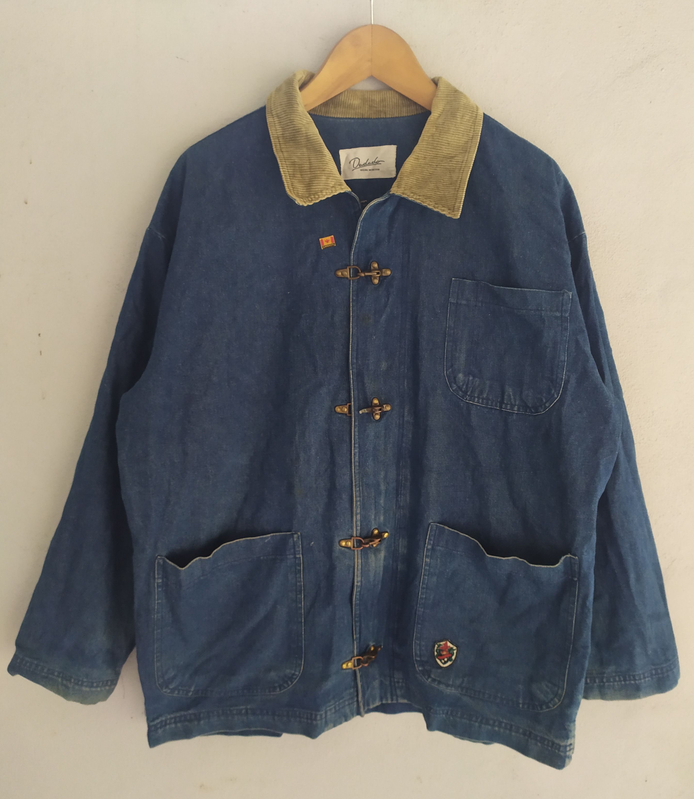 Japanese Brand Rare Desigm Vintage Japanese Brand Denim Jacket Size US L / EU 52-54 / 3 - 1 Thumbnail