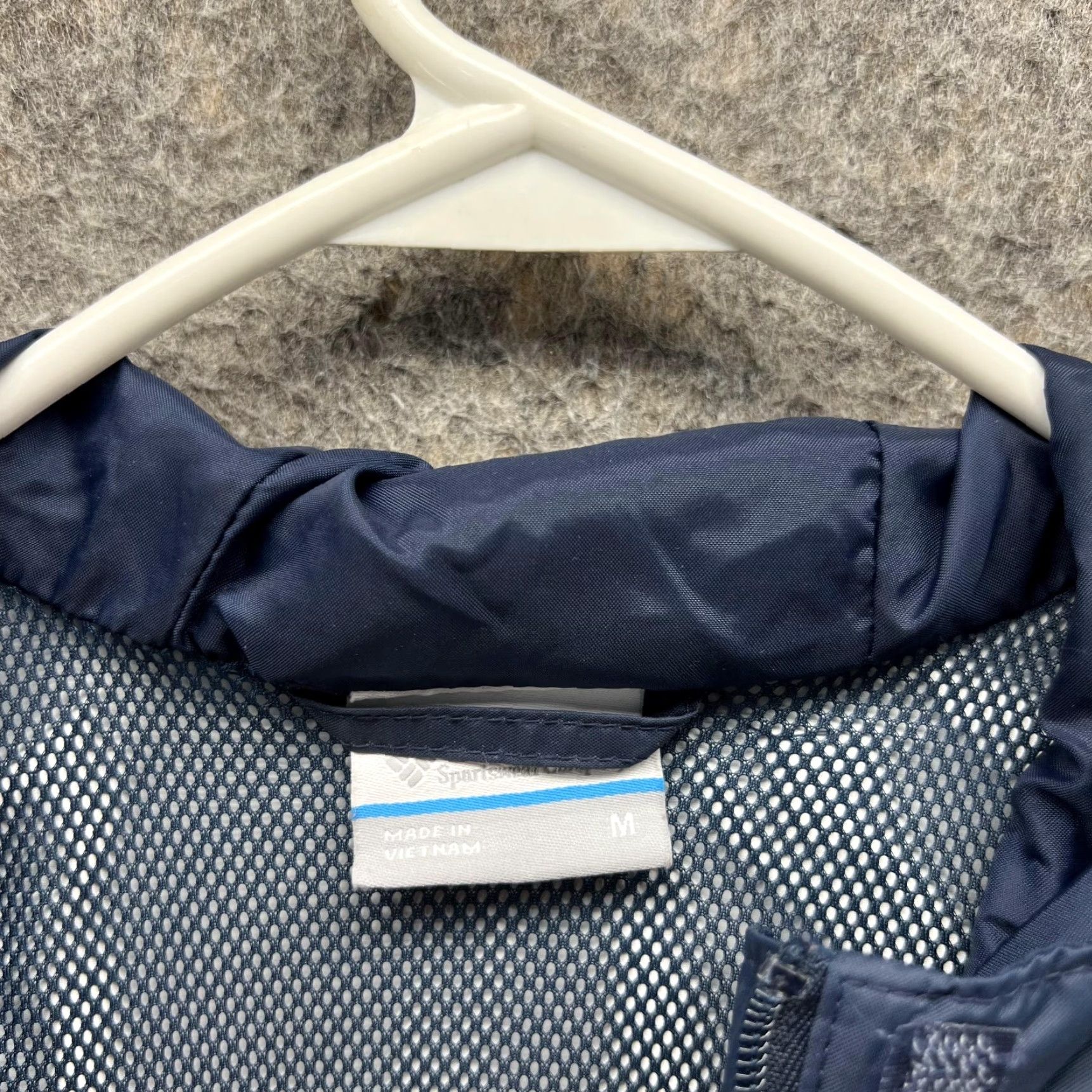 Vintage Columbia Jacket Men Medium Adult Blue Full Zip Windbreaker Hoodie Sweatshirt Size US M / EU 48-50 / 2 - 6 Thumbnail