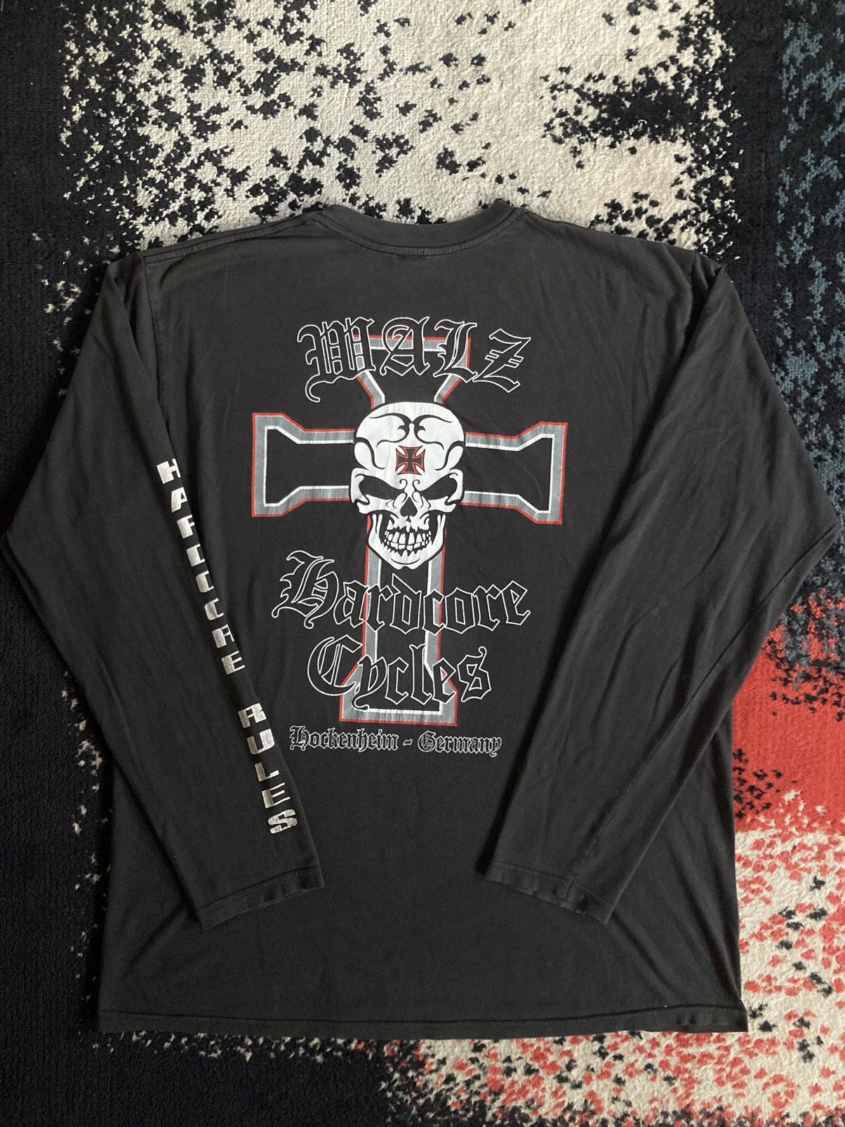 Vintage Vintage Hardcore Hardcore rules fuck chrome longsleeve Size US XXL / EU 58 / 5 - 2 Thumbnail