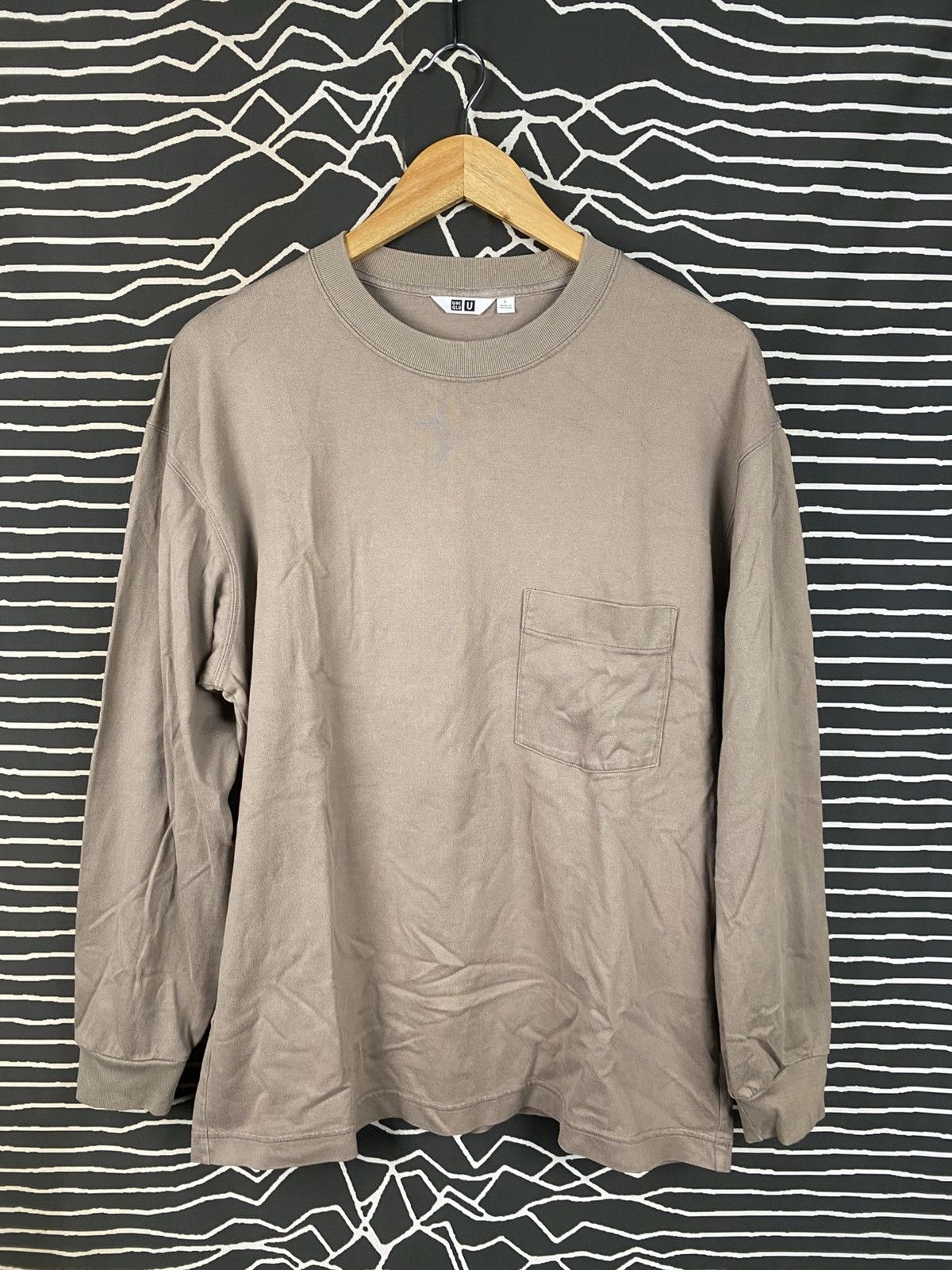 Christophe Lemaire Uniqlo U Christophe Lemaire L/S Pocket Tee Brown Large Size US L / EU 52-54 / 3 - 1 Thumbnail