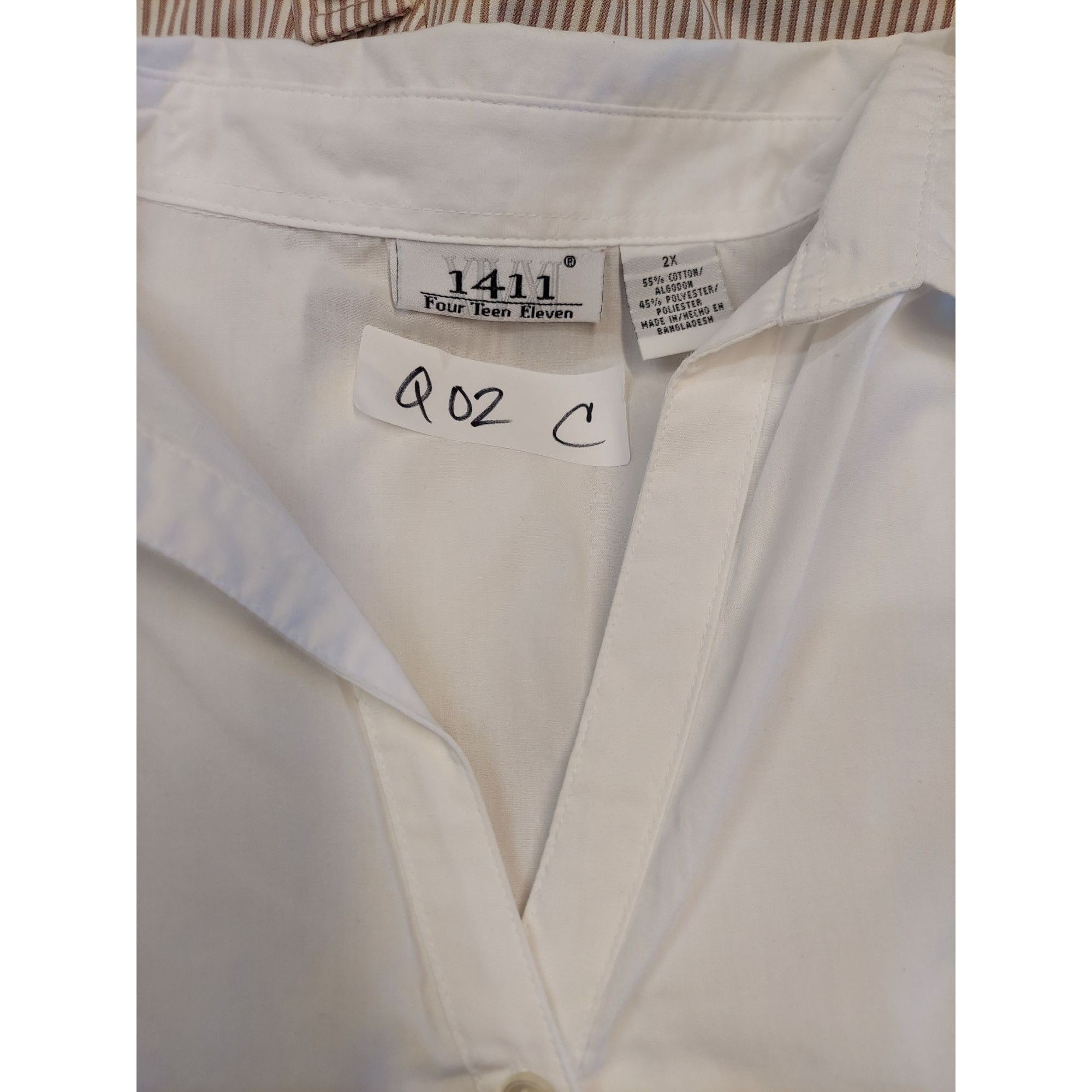 Other White Sleeveless Button-Up Blouse Plus Sz 2X & Apostlrophe P Size XXL / US 16-18 / IT 52-54 - 9 Thumbnail