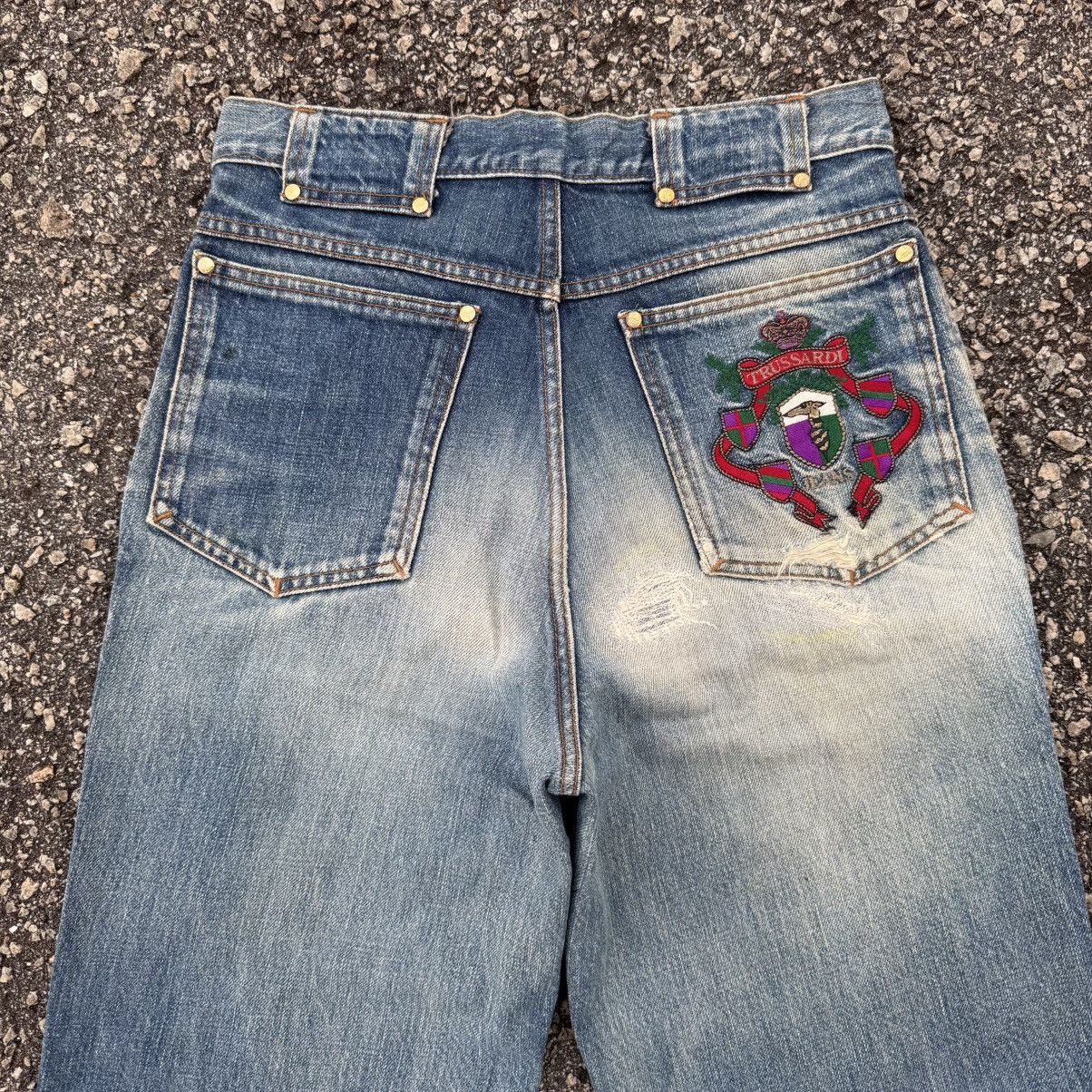 Trussardi VINTAGE TRUSSARDI FADED DENIM JEAN PANTS W29 Size US 29 - 11 Thumbnail