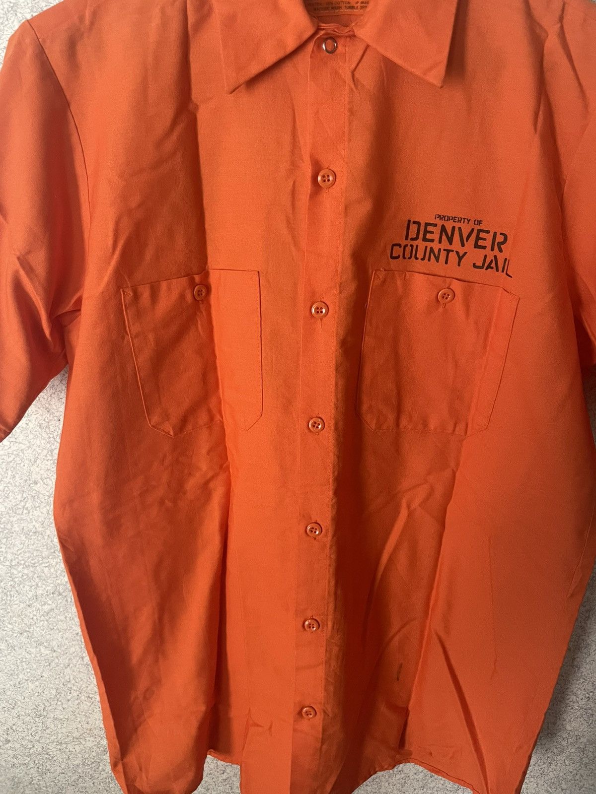 Vintage Rare!! Vintage 90's Red Kap Country Jail Workers Shirt Size US M / EU 48-50 / 2 - 5 Thumbnail