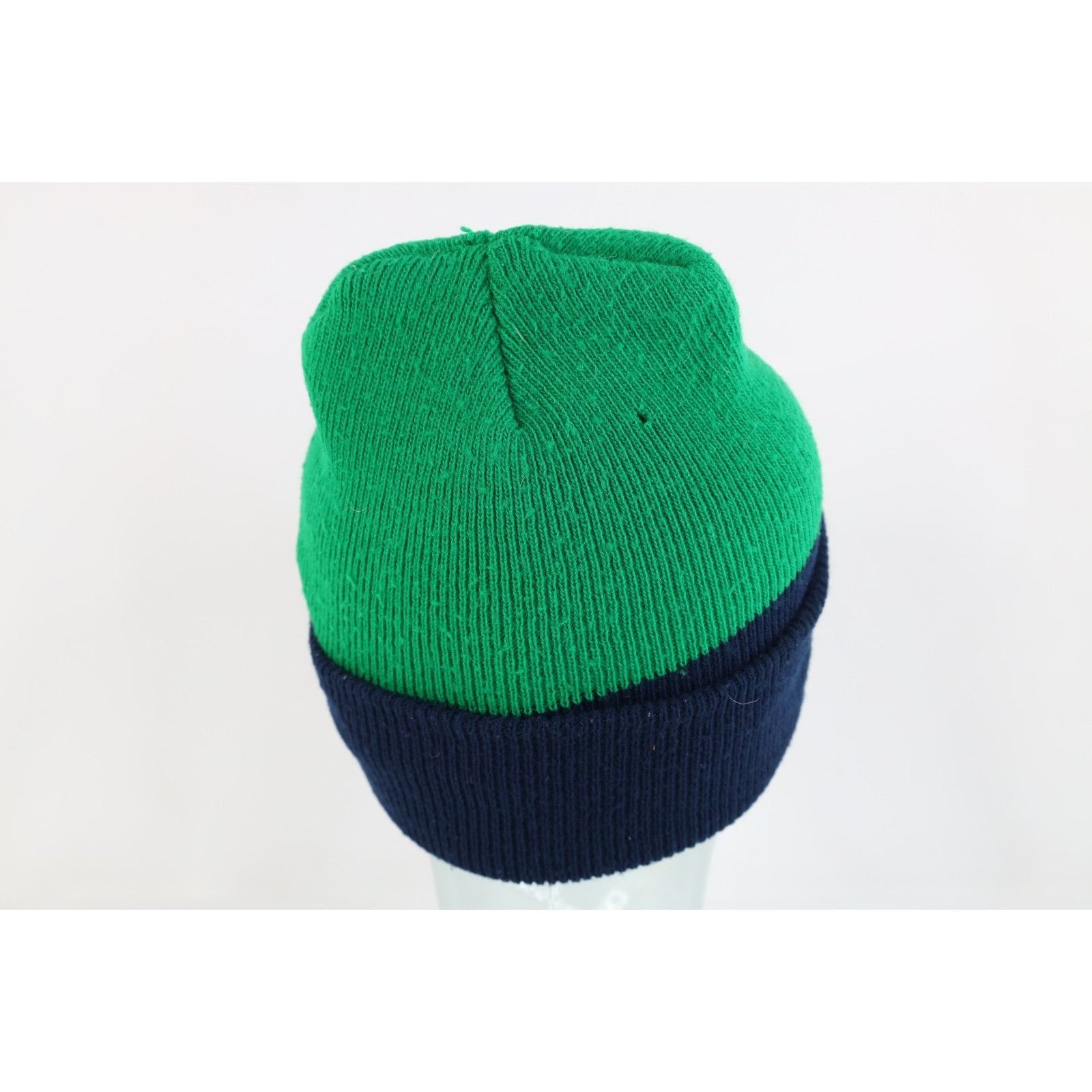 Vintage Vintage 90s Notre Dame University Winter Beanie Hat Size ONE SIZE - 4 Thumbnail