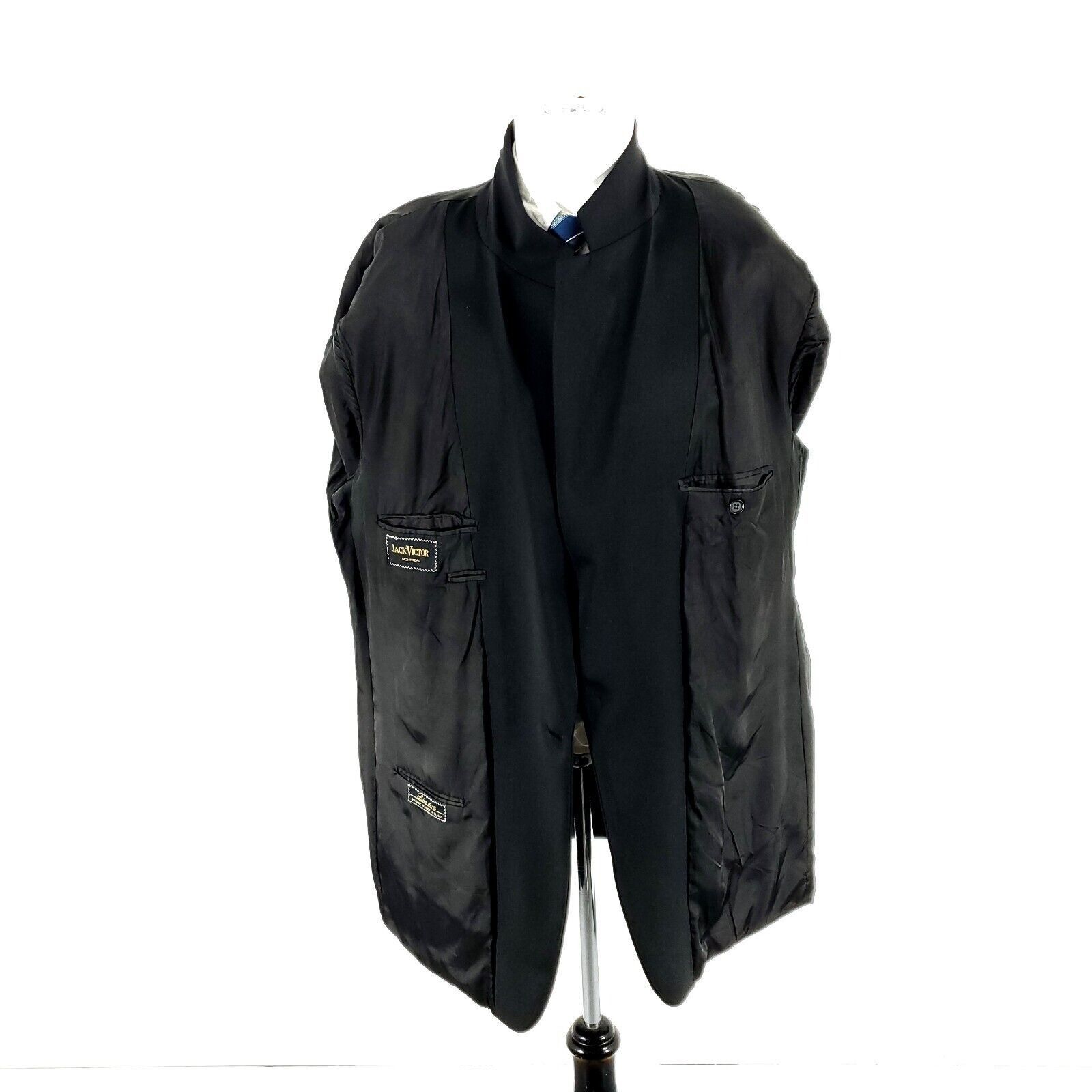 Jack Victor Jack Victor Super 100s Wool 1 Felt Button Tuxedo Jacket 46L Size 48L - 11 Thumbnail