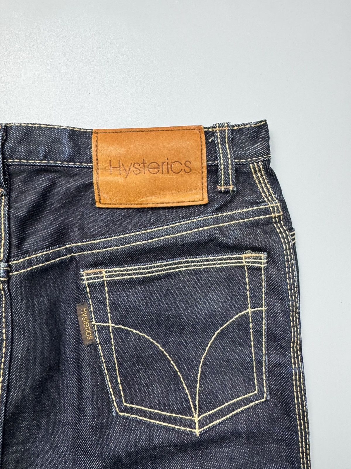 Hysteric Glamour 1 Pair Vintage Hysteric Glamour Indigo Denim/Leather Size S / US 4 / IT 40 - 9 Thumbnail