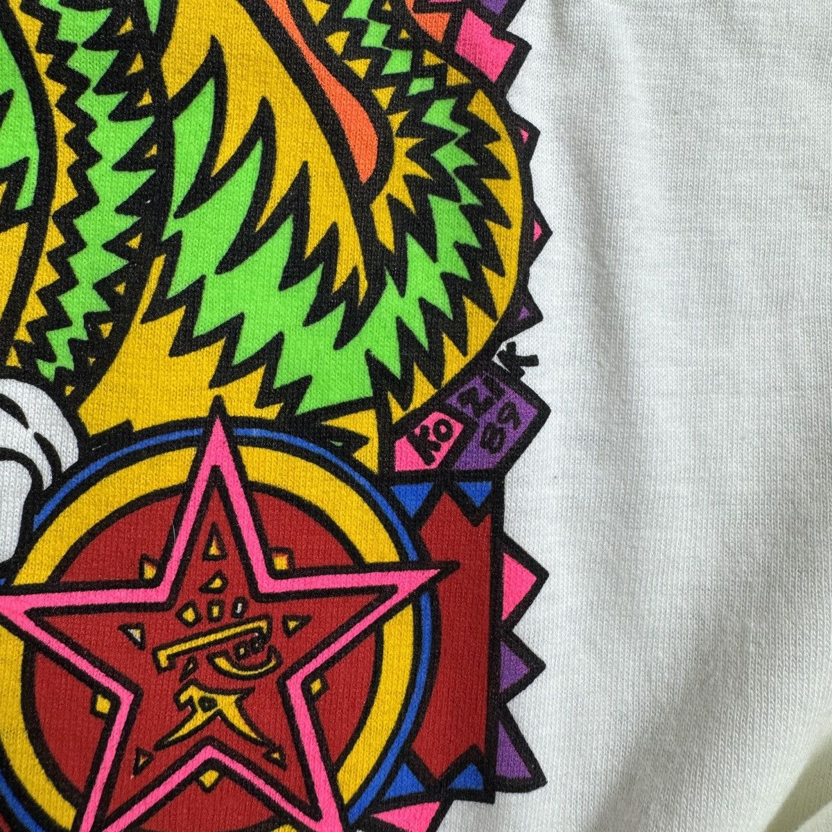 Band Tees 1989 FRANK KOZIK Sound exchange Austin Houston Artwork tee Size US XL / EU 56 / 4 - 4 Thumbnail