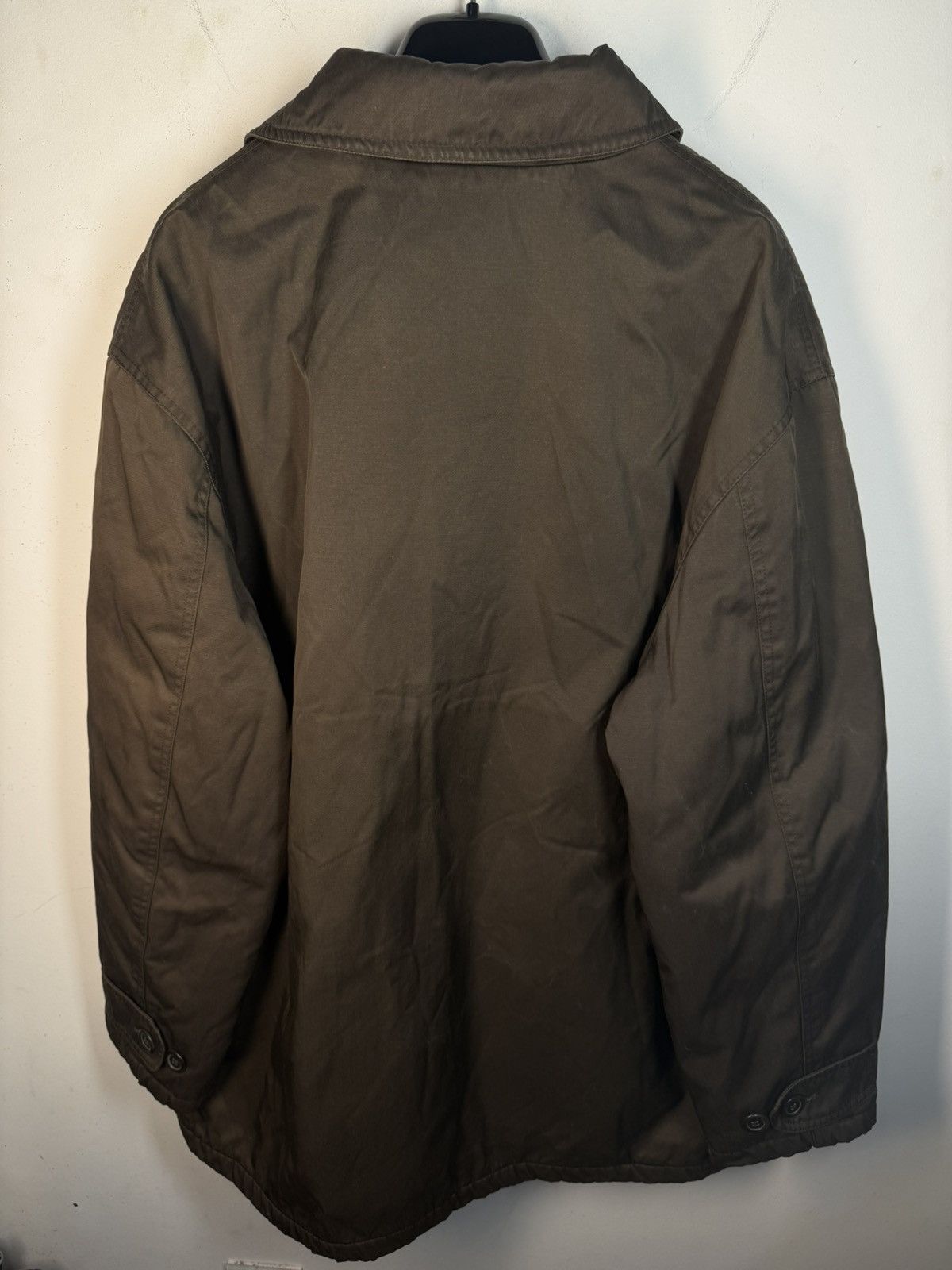 Yves Saint Laurent 90s Warm YSL Jacket Brown Autumn Parka Classic Zip Up Size US XL / EU 56 / 4 - 10 Thumbnail