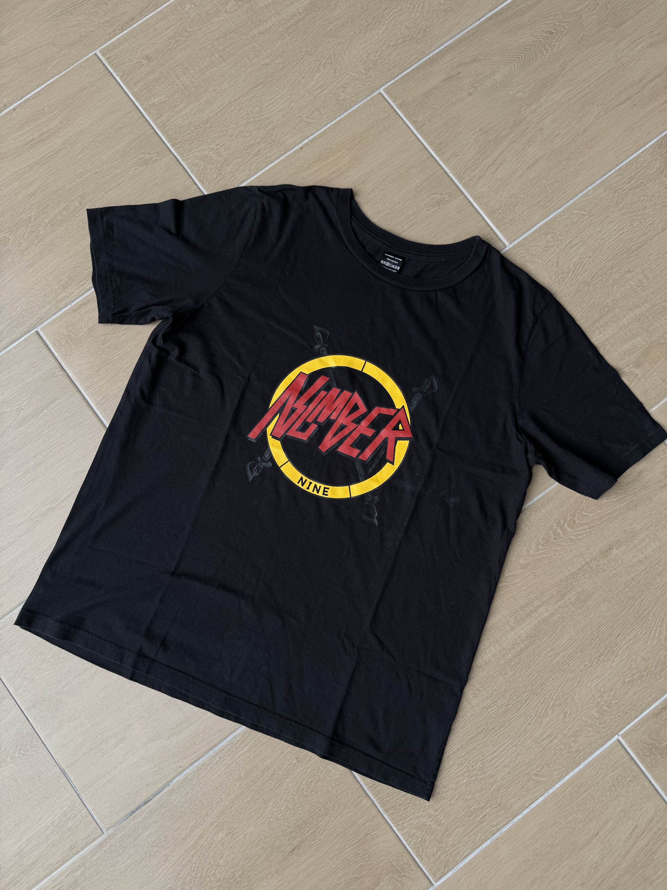 Number (N)ine Number (N)ine Black Like Slayer Tee Sise 5 Size US L / EU 52-54 / 3 - 1 Thumbnail