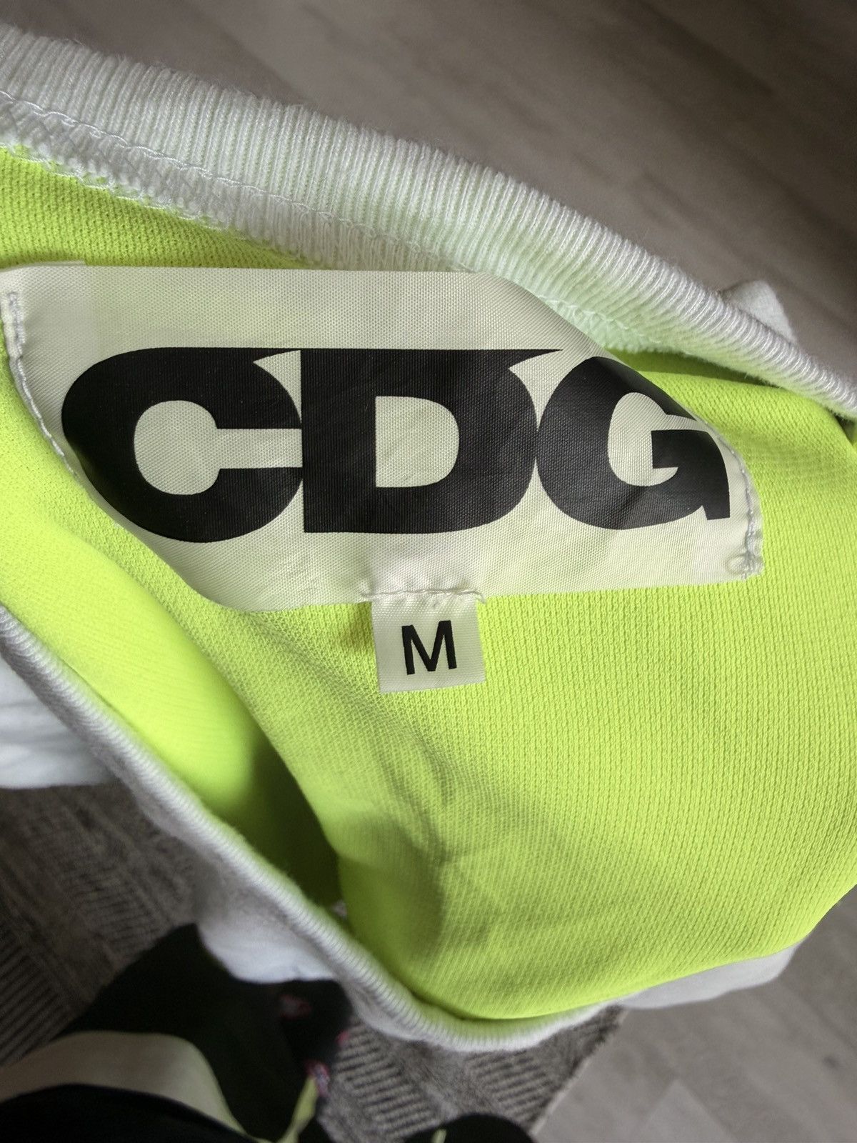 CDG by Comme des Garcons CDG Comme des Garçons Neon Layered Panel Tee White/Size M Size US M / EU 48-50 / 2 - 6 Thumbnail