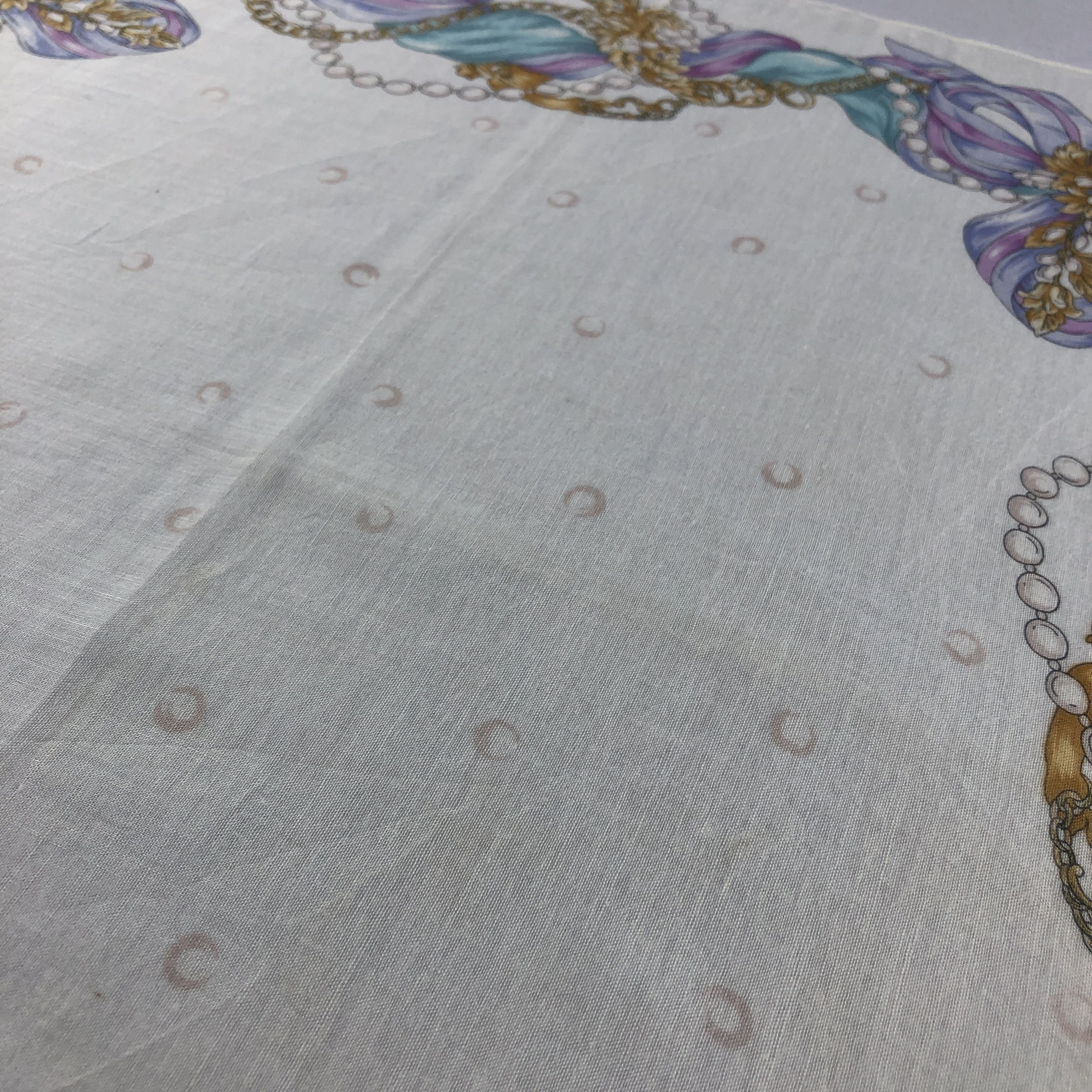 Vintage CeLIne Chains Handkerchief Neckerchief Bandana H2530 Size ONE SIZE - 4 Thumbnail