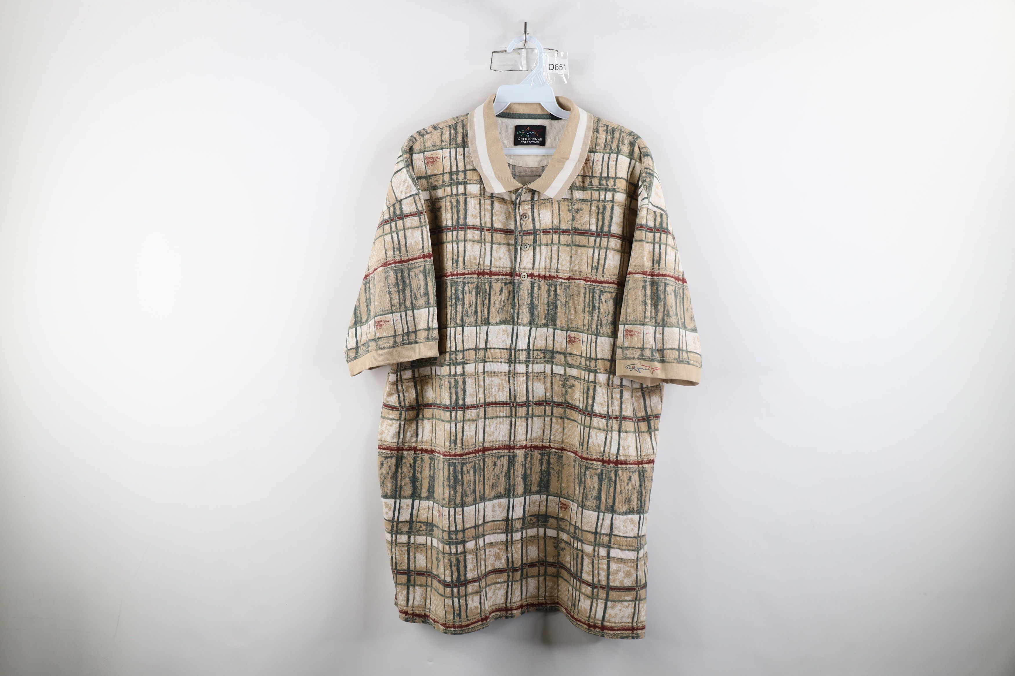 Vintage Vintage 90s Streetwear Baggy Fit Collared Golf Polo Shirt Size US XL / EU 56 / 4 - 1 Thumbnail